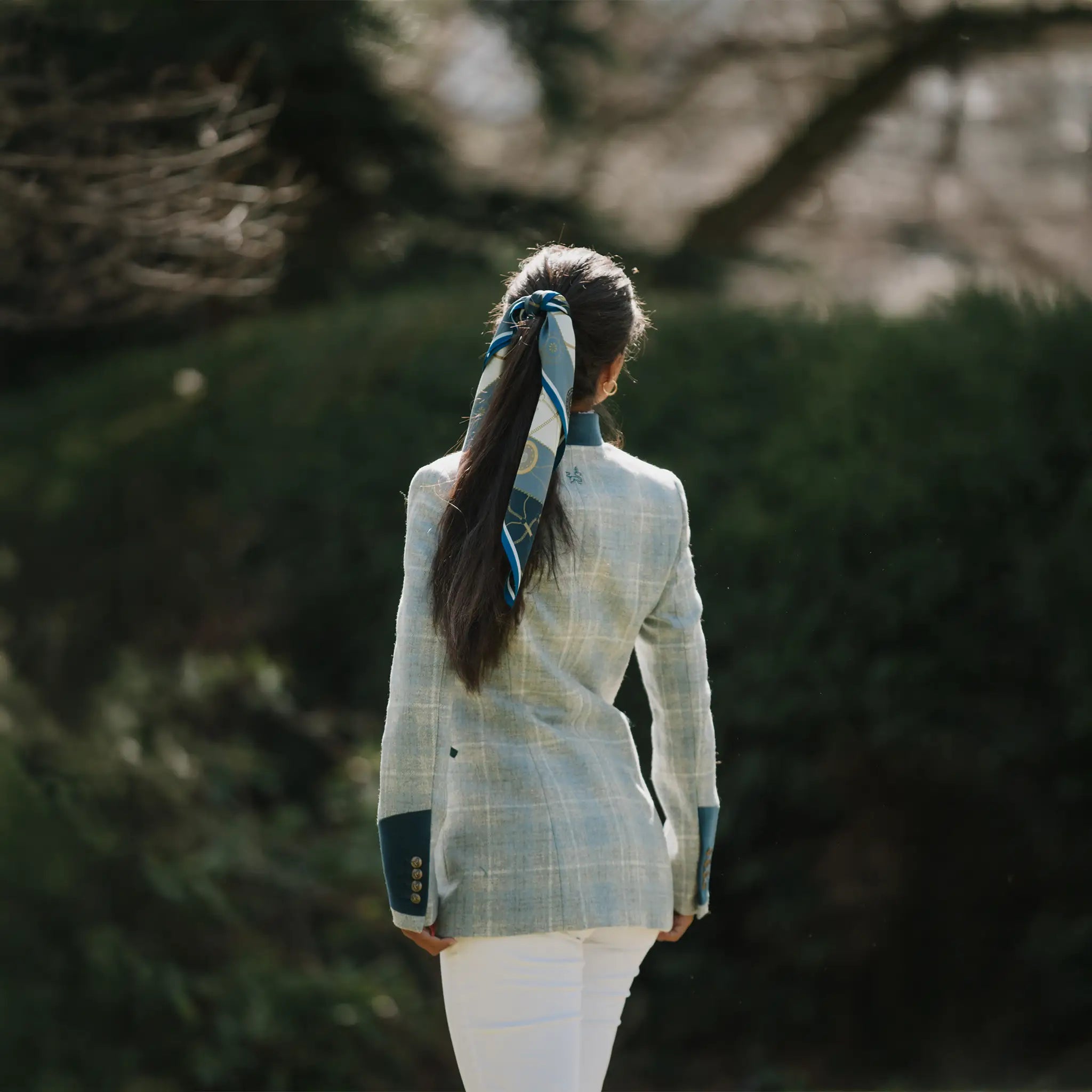 Knightsbridge Sky Blue Wool Jacket - Welligogs