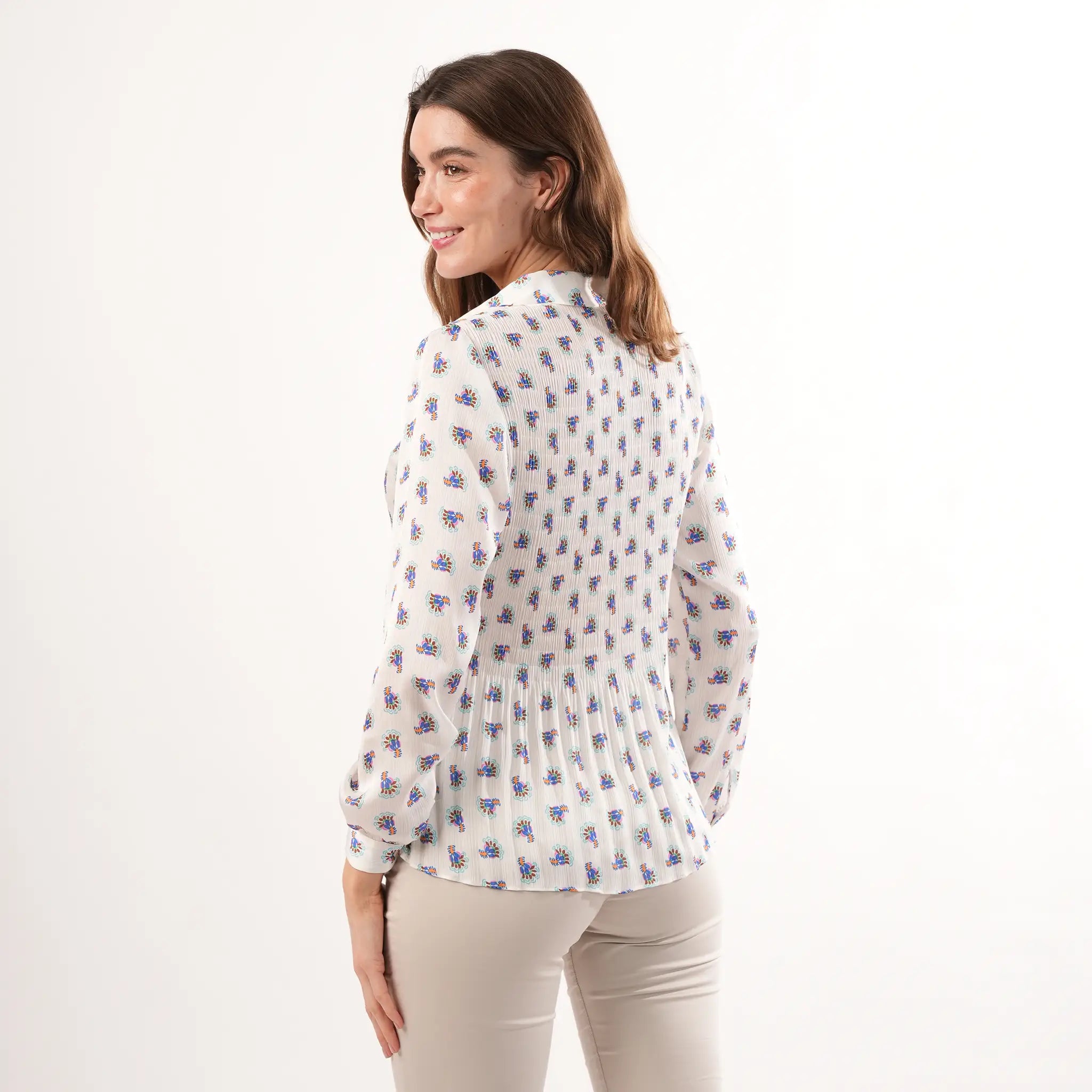 Amelia Peacock Blouse