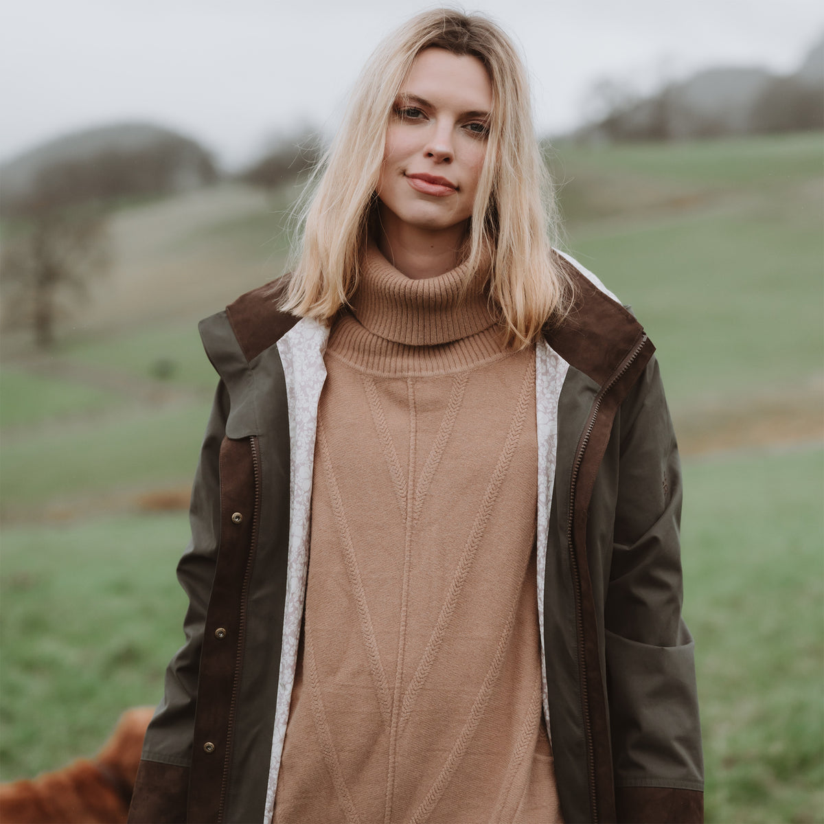 Cable Knit Camel Jumper