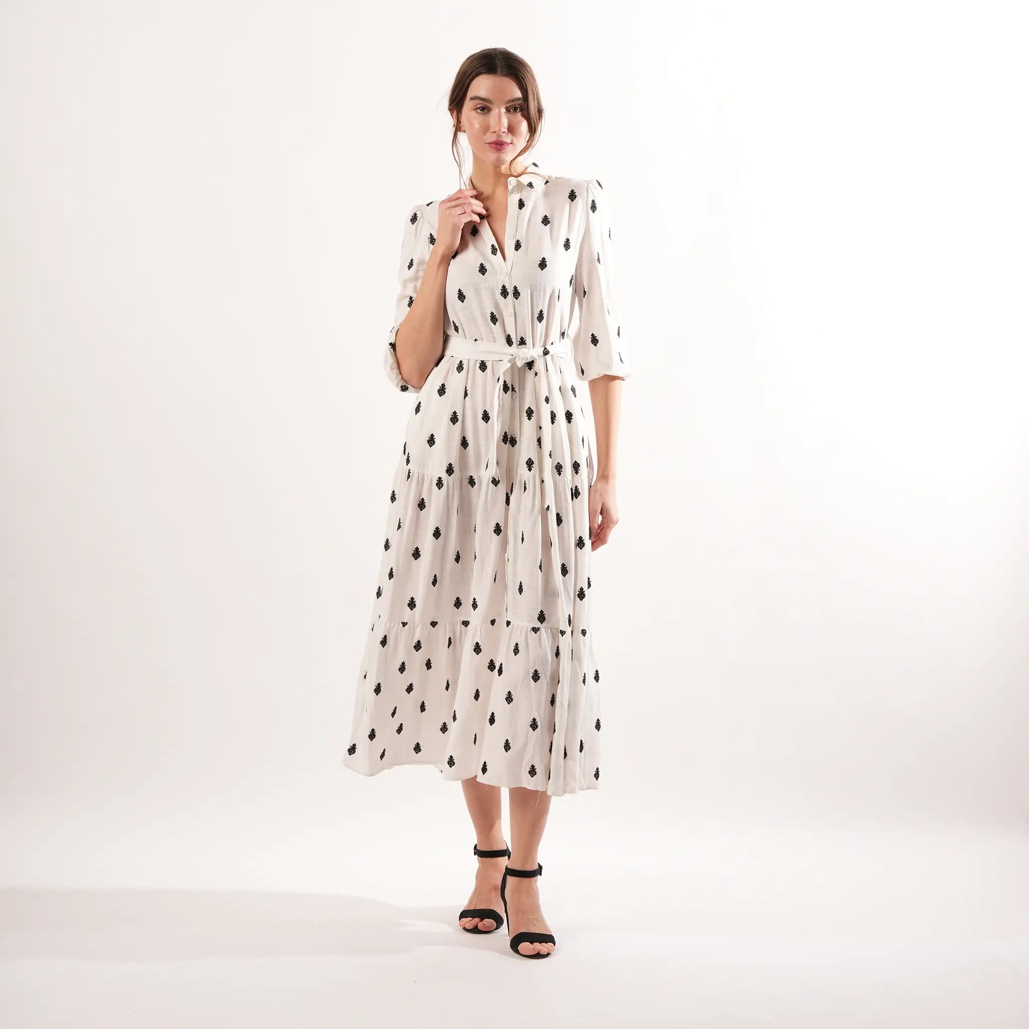 Josephine Embroidered Dress