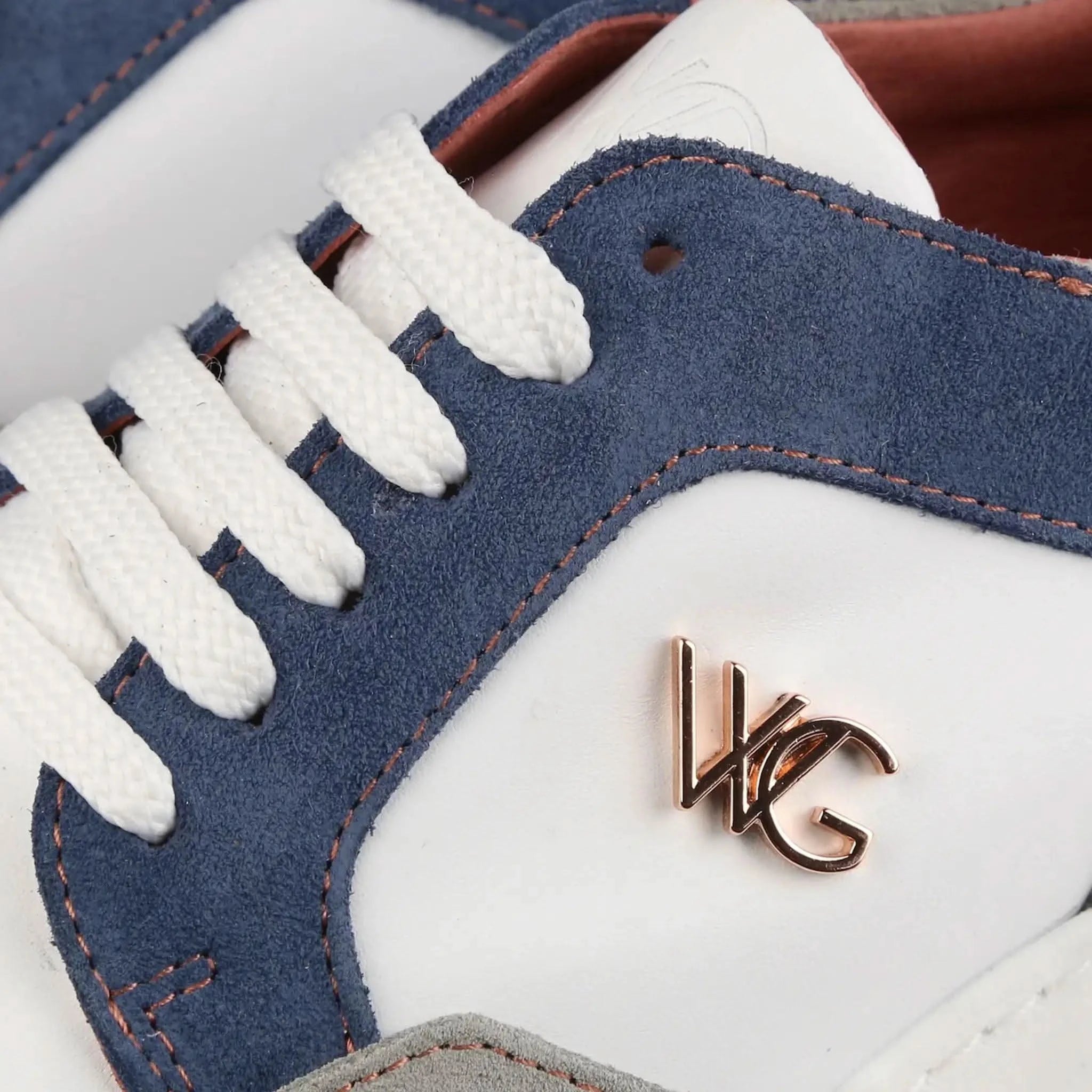 Camden Grey/Blue Chunky Trainers - Welligogs