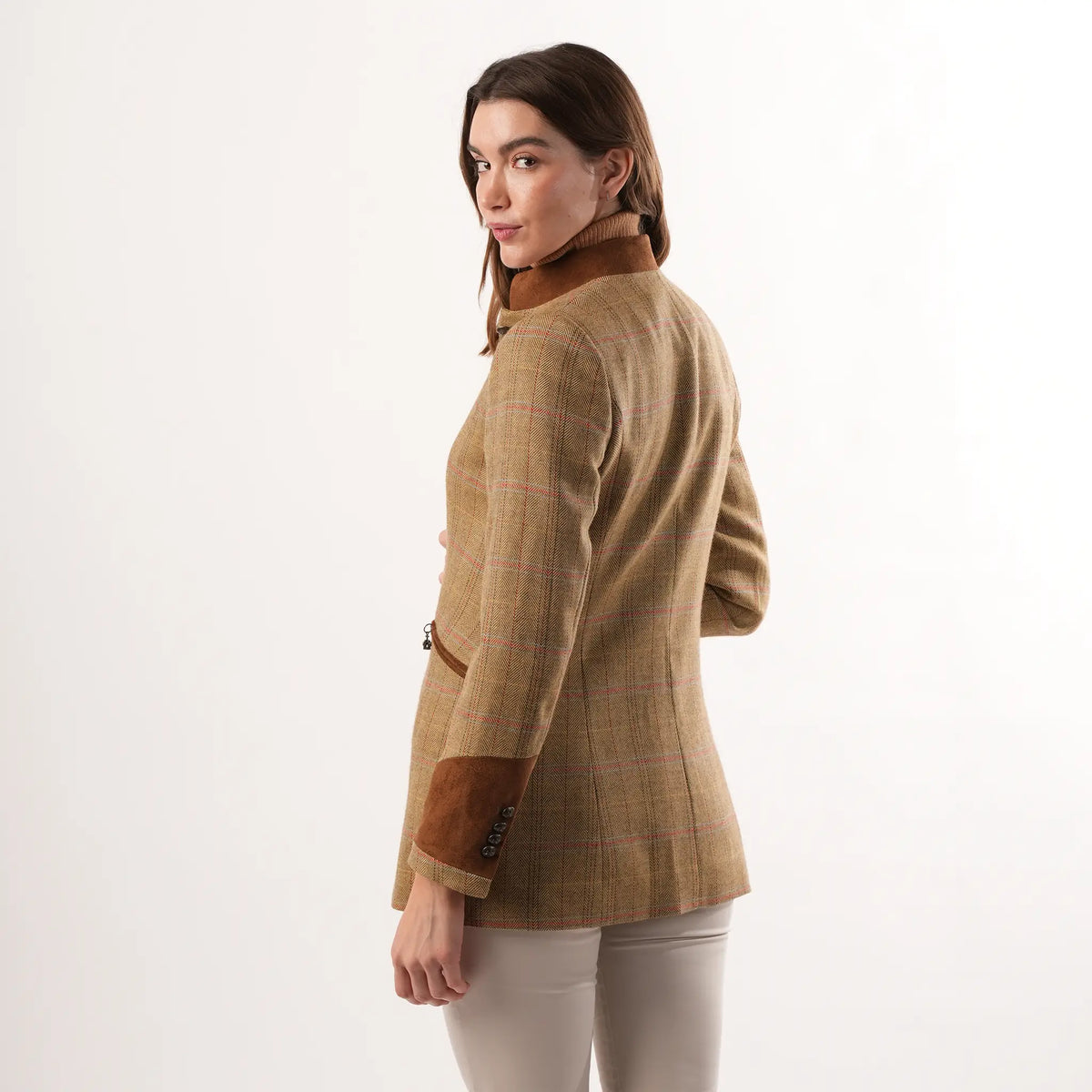 Knightsbridge Wheat Wool Jacket (Cashmere & Wool)