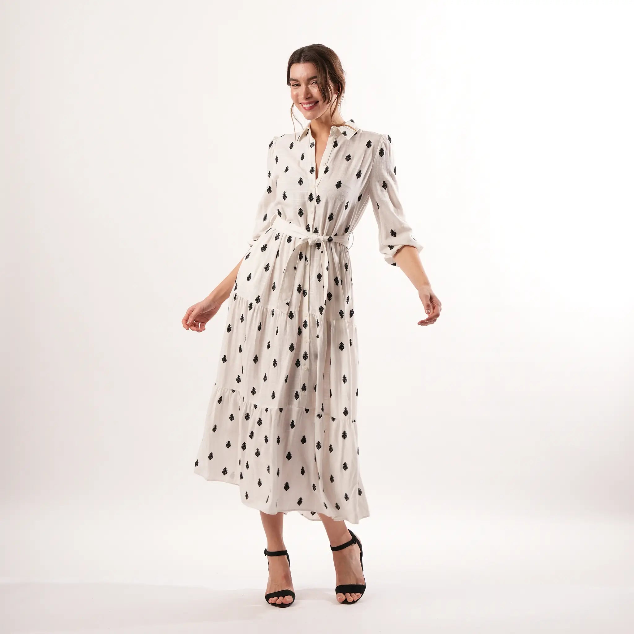 Josephine Embroidered Dress