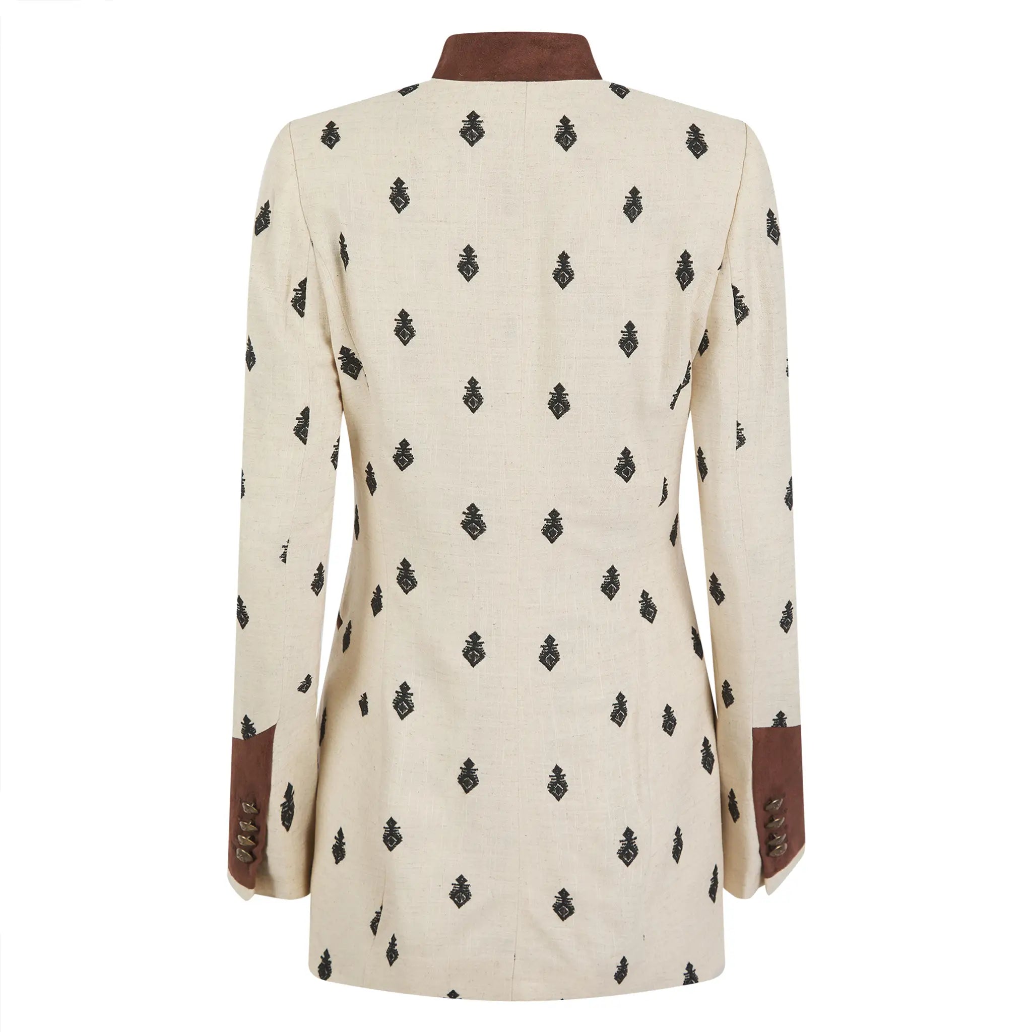 Henley Embroidered Jacket