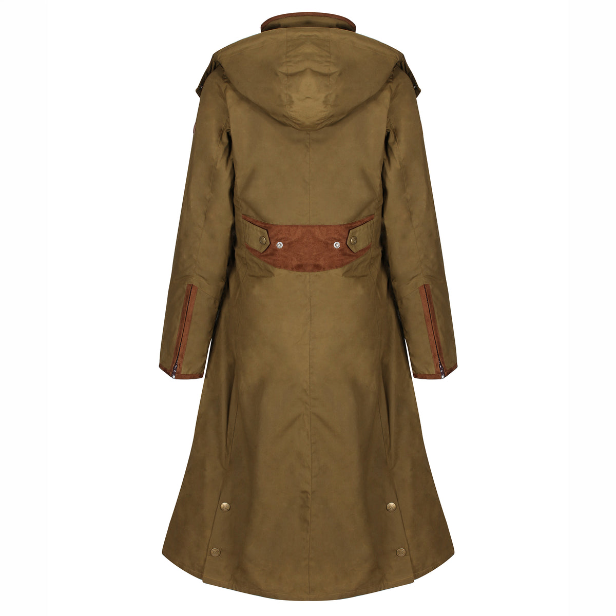 Eleanor Khaki Waterproof Coat
