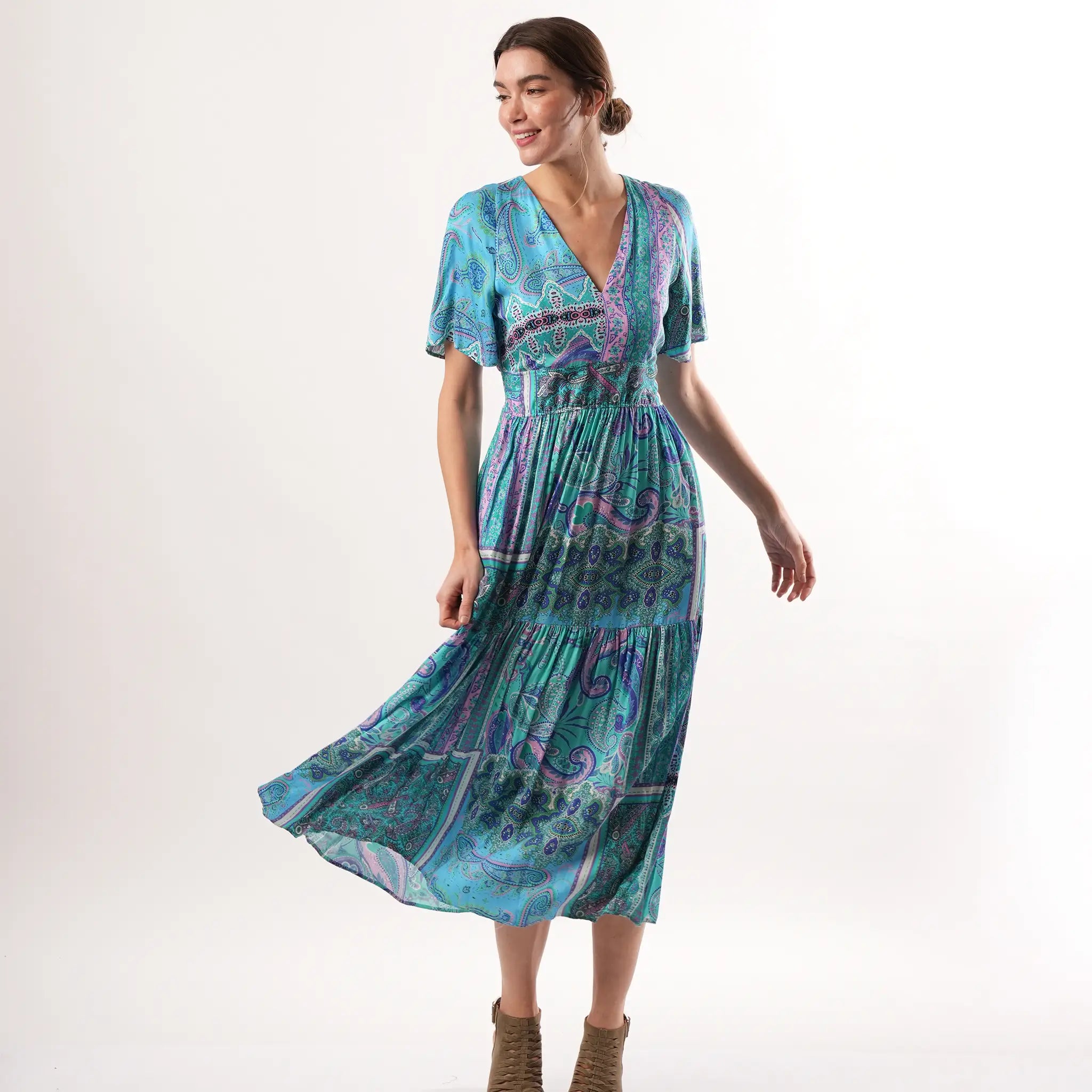 Daphne Turquoise Dress