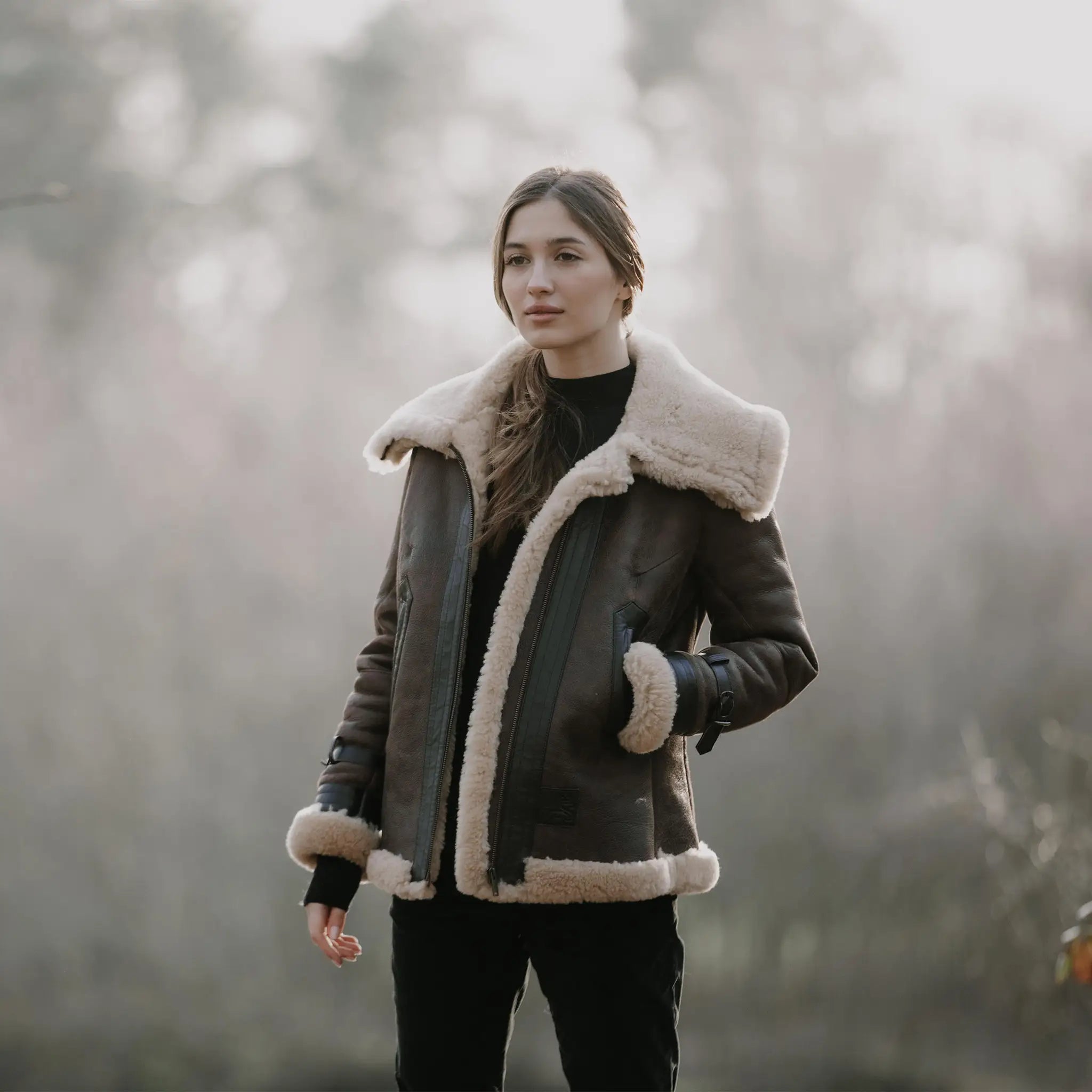 Aviator Sheepskin Jacket - Welligogs