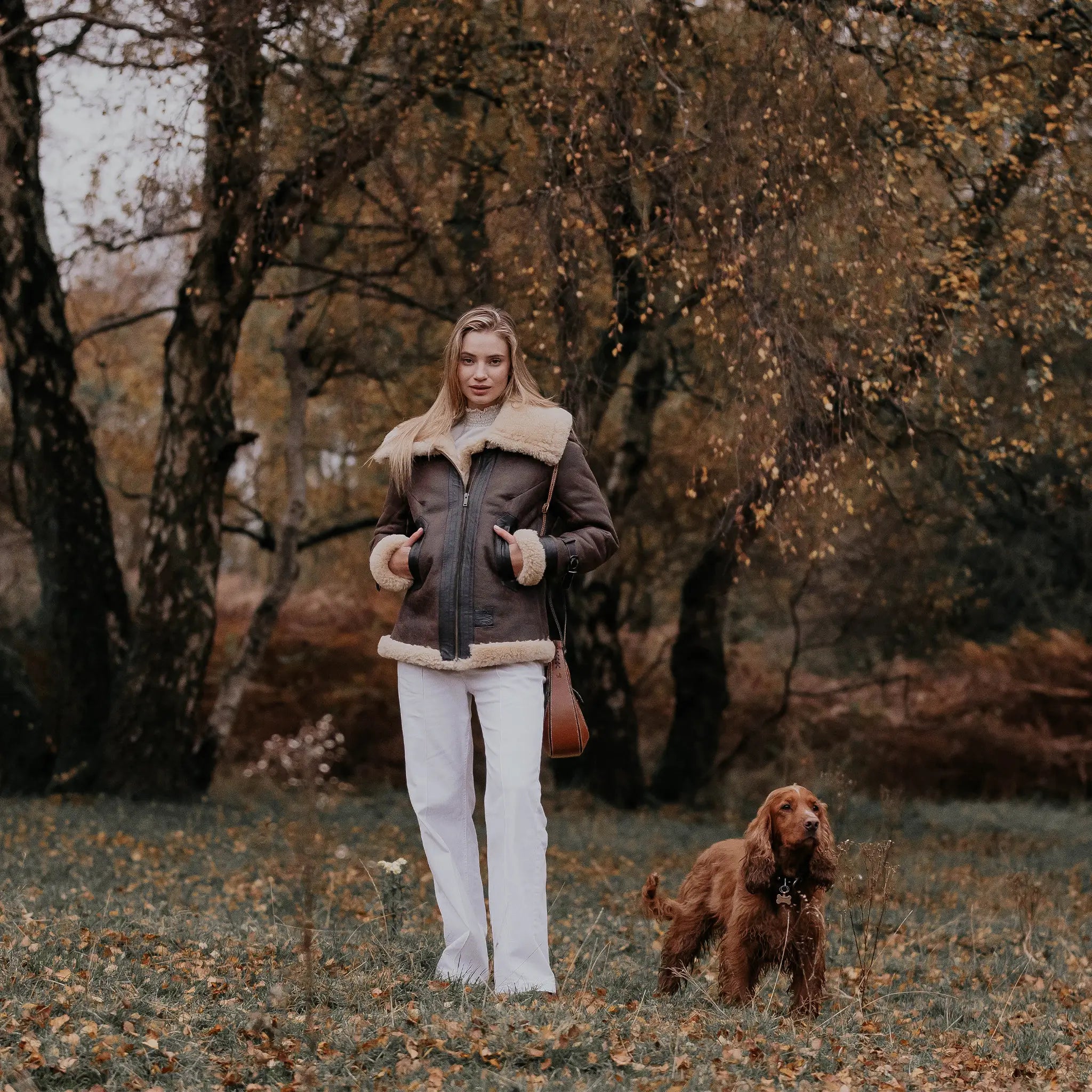 Aviator Sheepskin Jacket - Welligogs