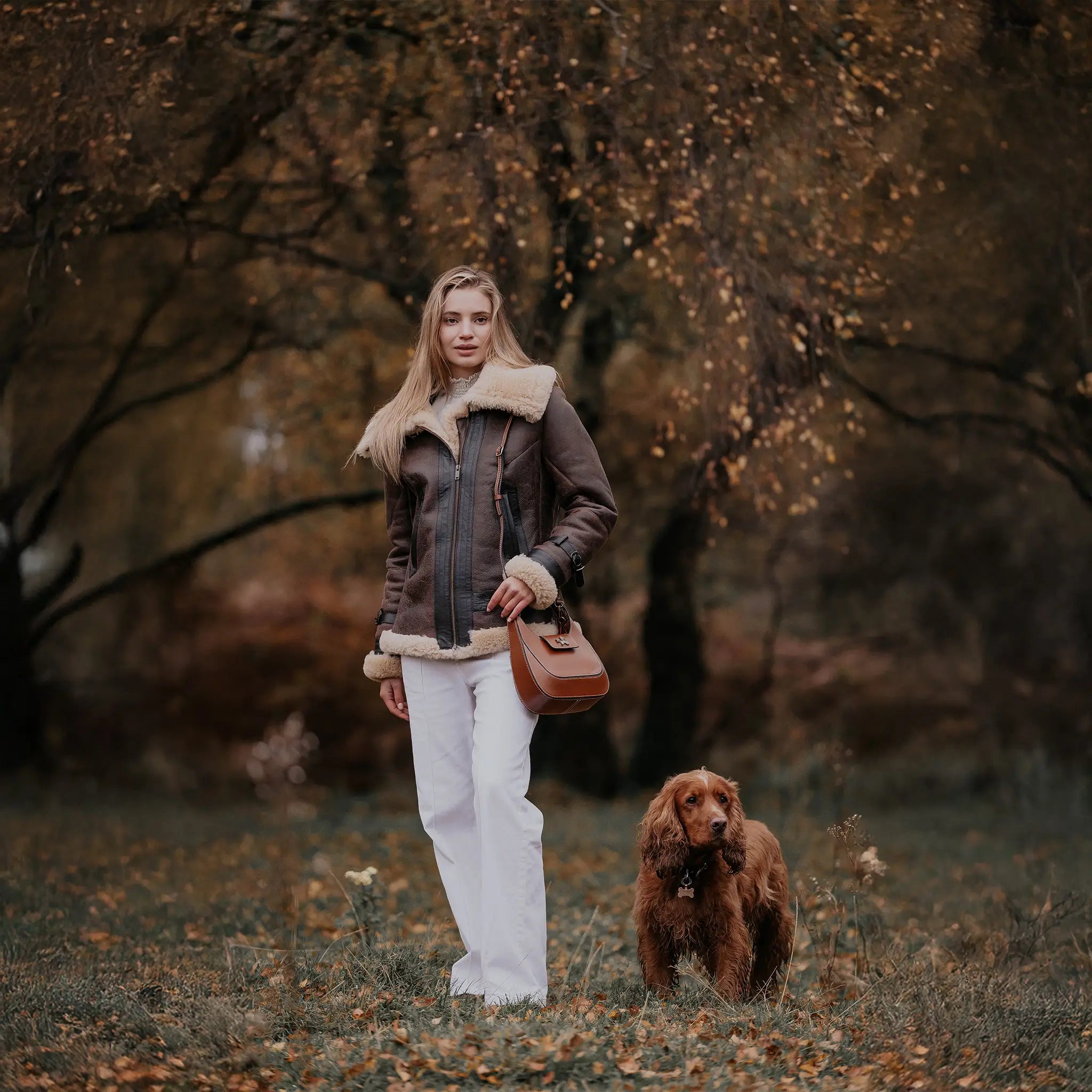 Aviator Sheepskin Jacket - Welligogs