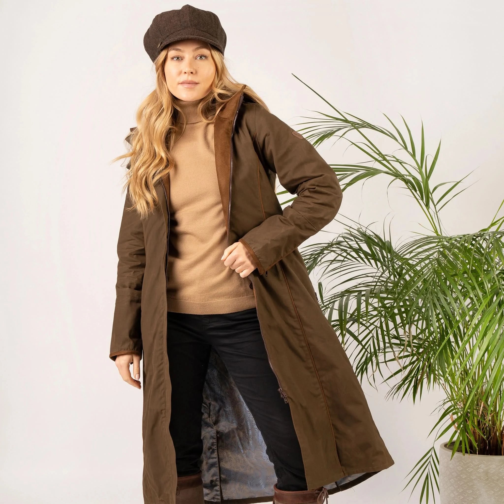 Bakerboy Brown Herringbone Cap - Welligogs