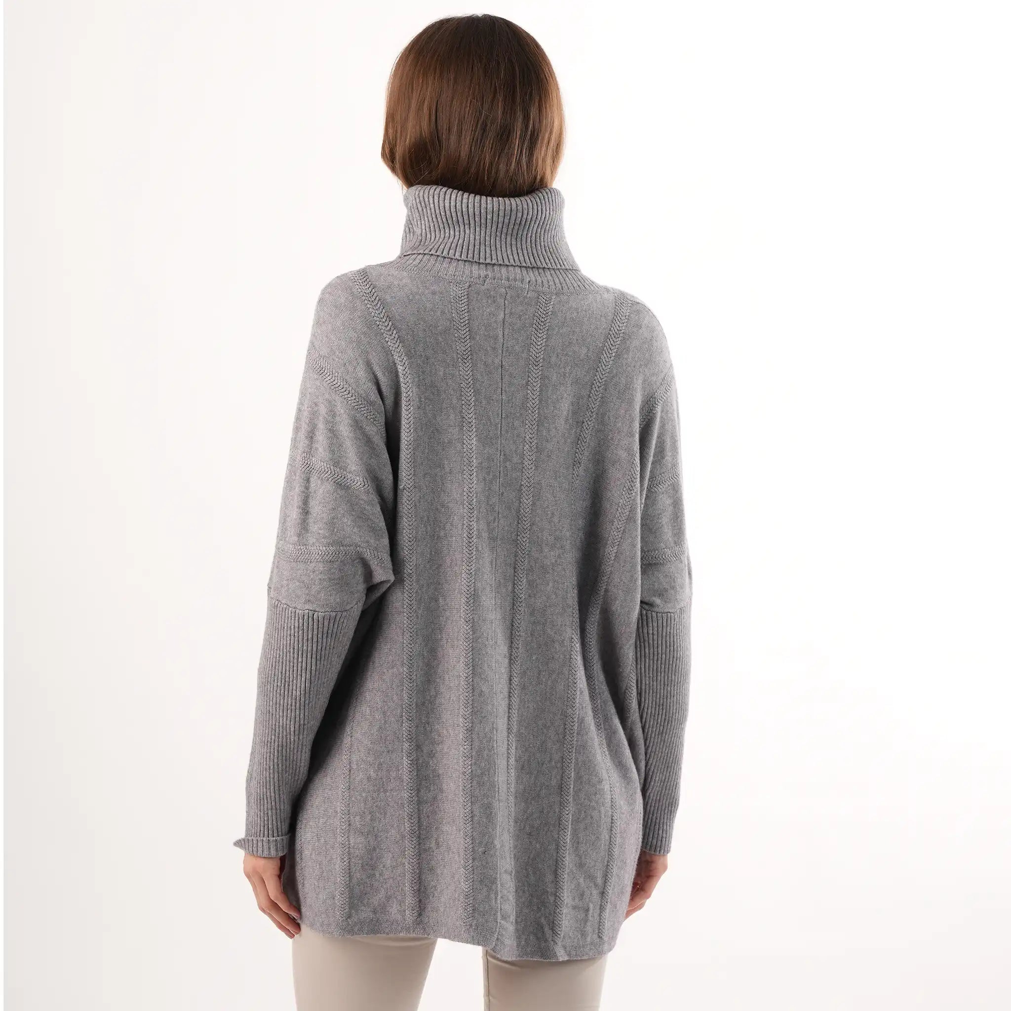 Cable Knit Grey Jumper