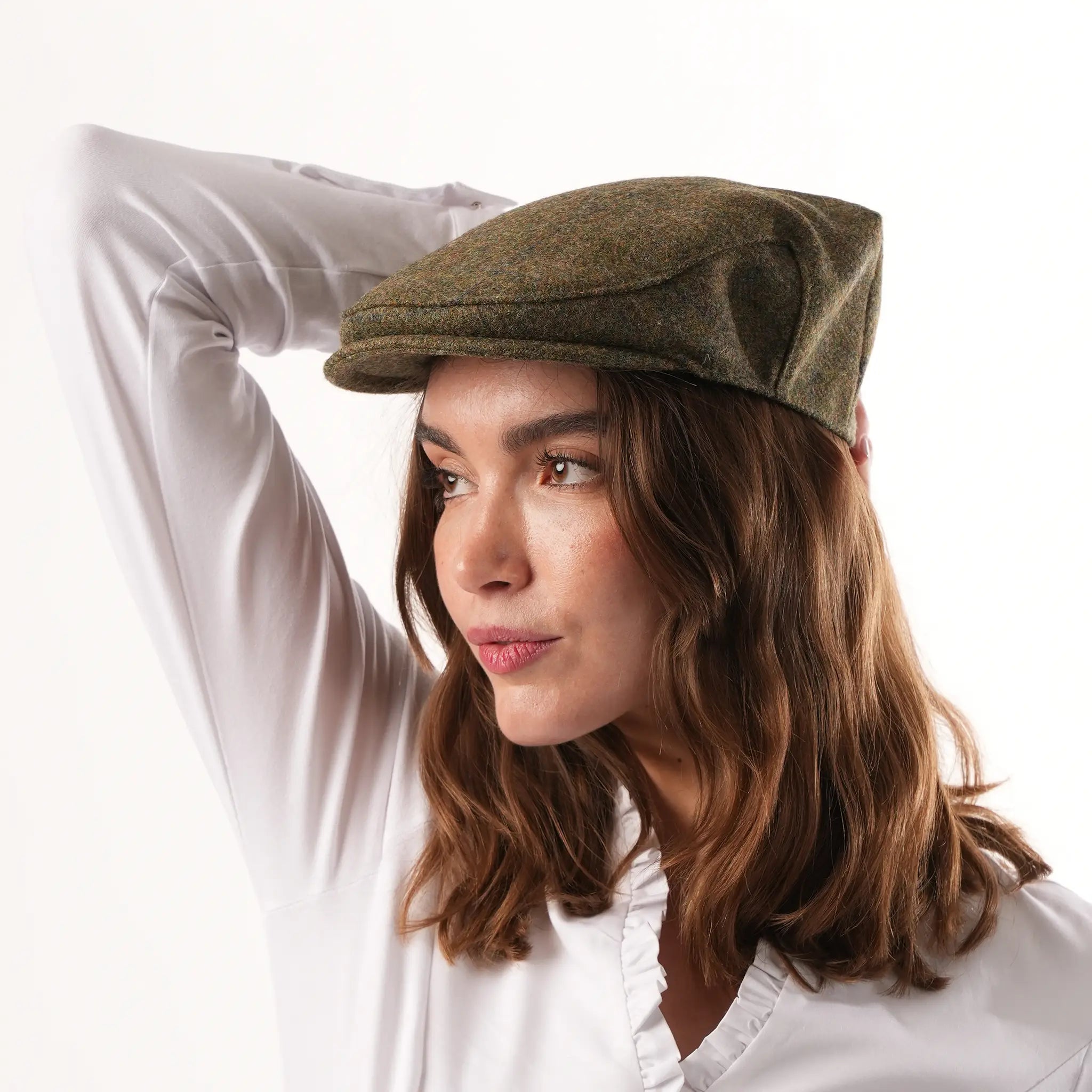 Green Newsboy Cap