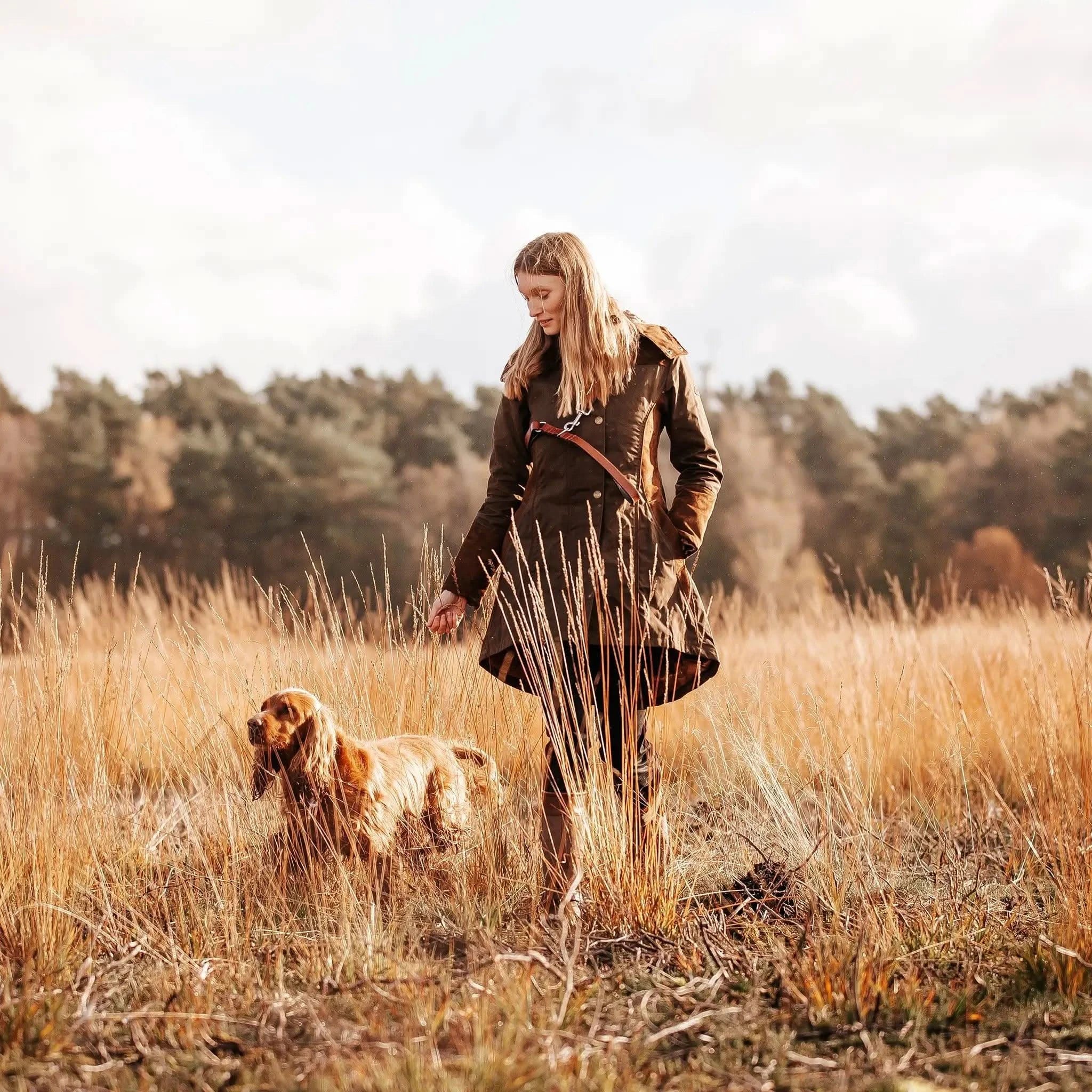 Extendable Leather Dog Lead - Welligogs