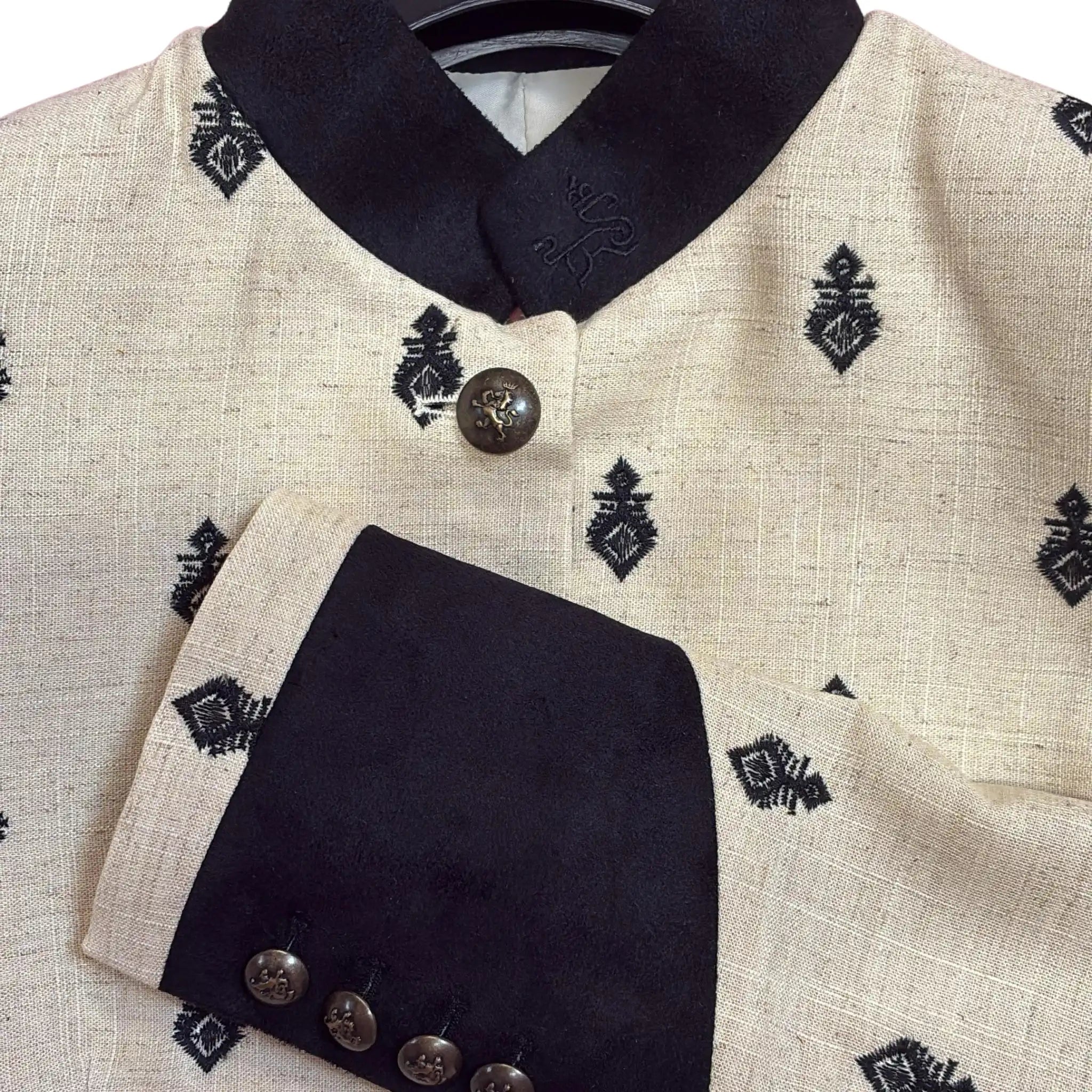 Henley Embroidered Jacket