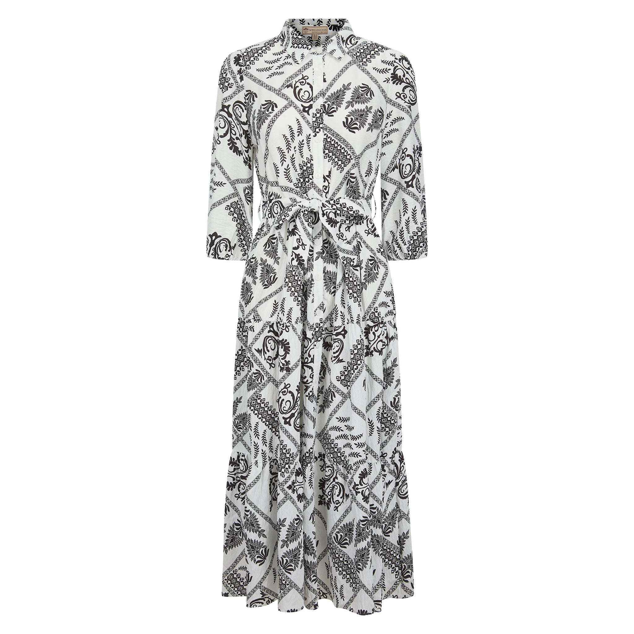 Josephine Black/White Dress - Welligogs