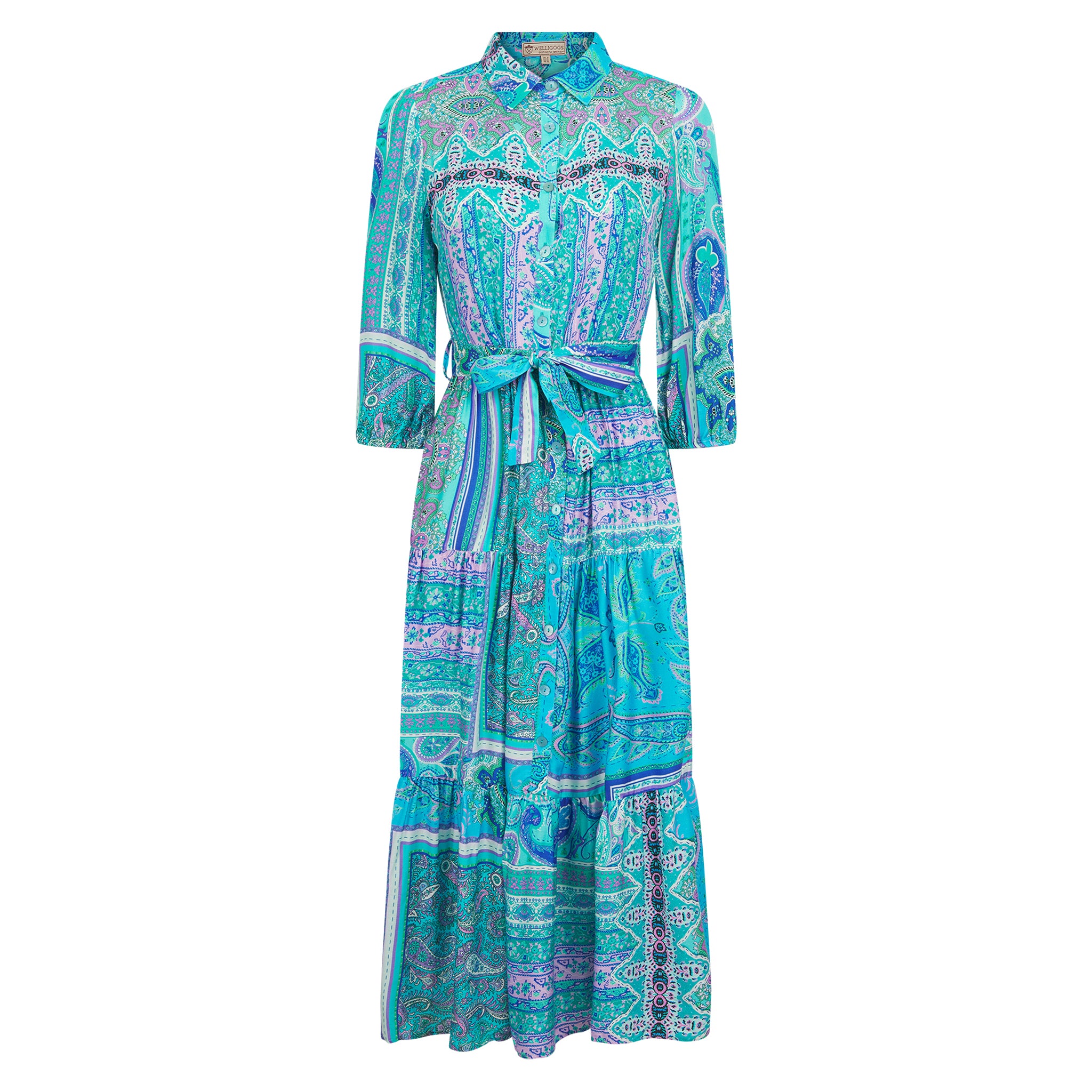 Josephine Turquoise Dress - Welligogs