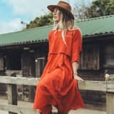 Layered Red Dress - Welligogs