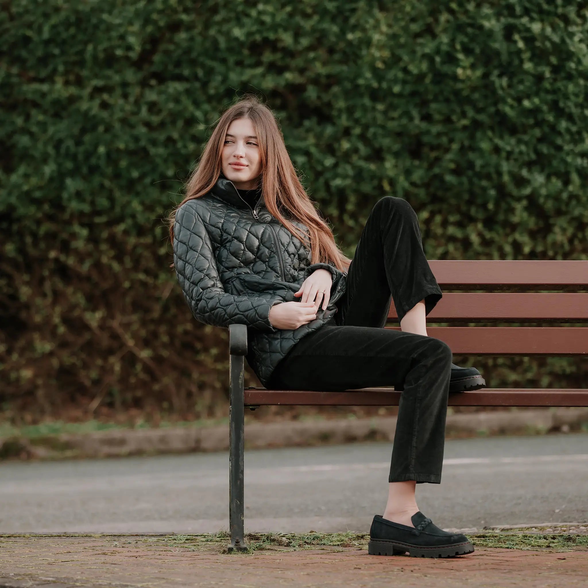 Manhattan Quilted Leather Coat - Welligogs