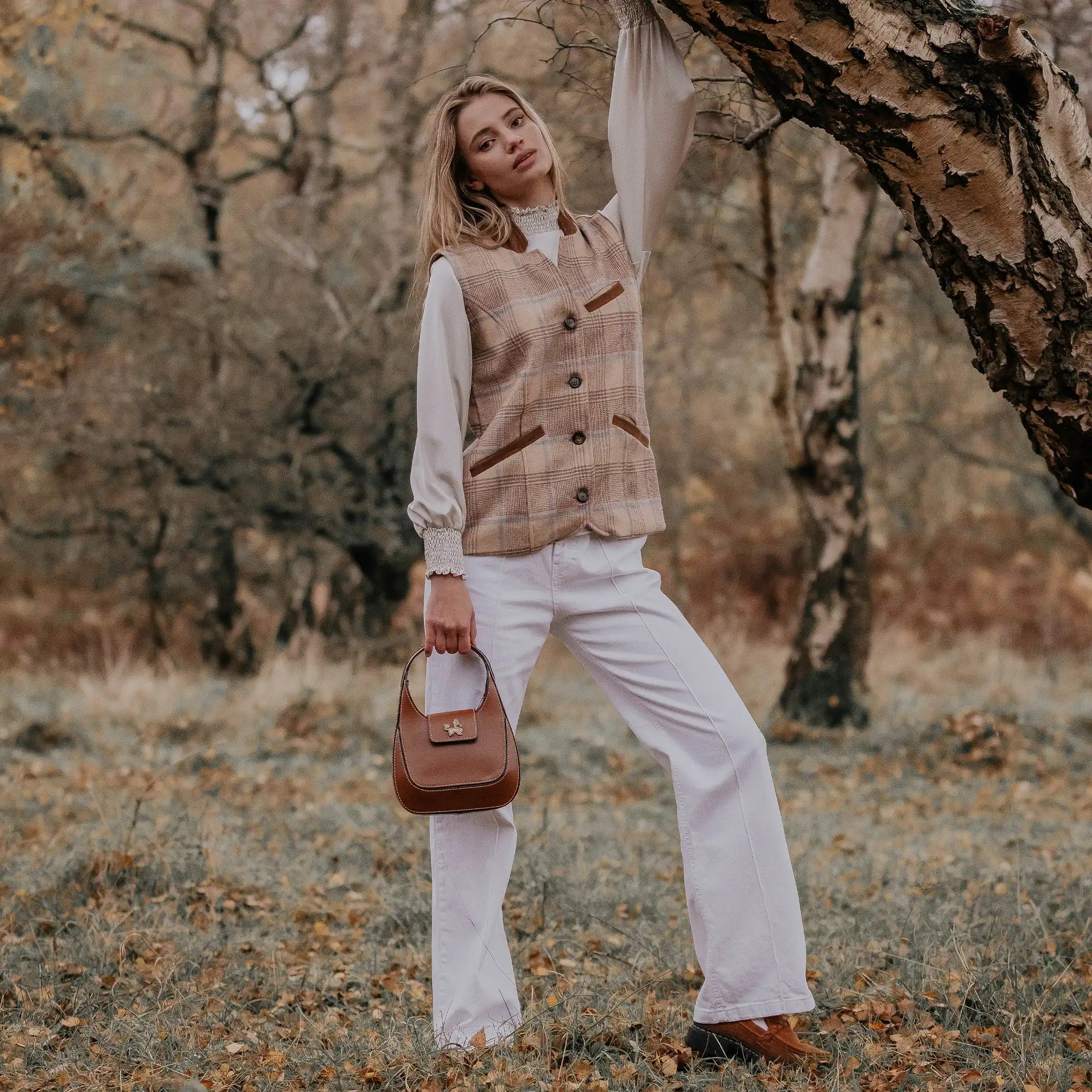 Nina White High Waisted Jeans - Welligogs