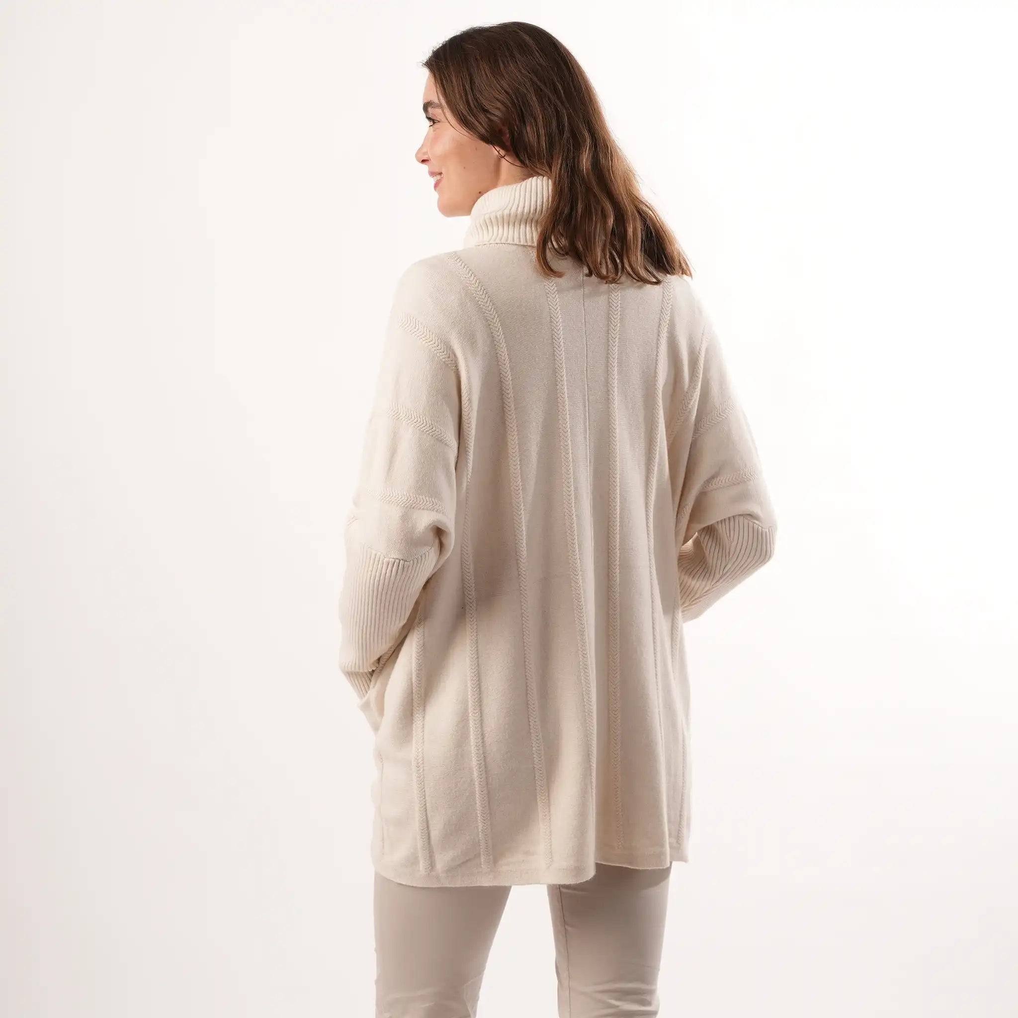 Cable Knit Oat Jumper