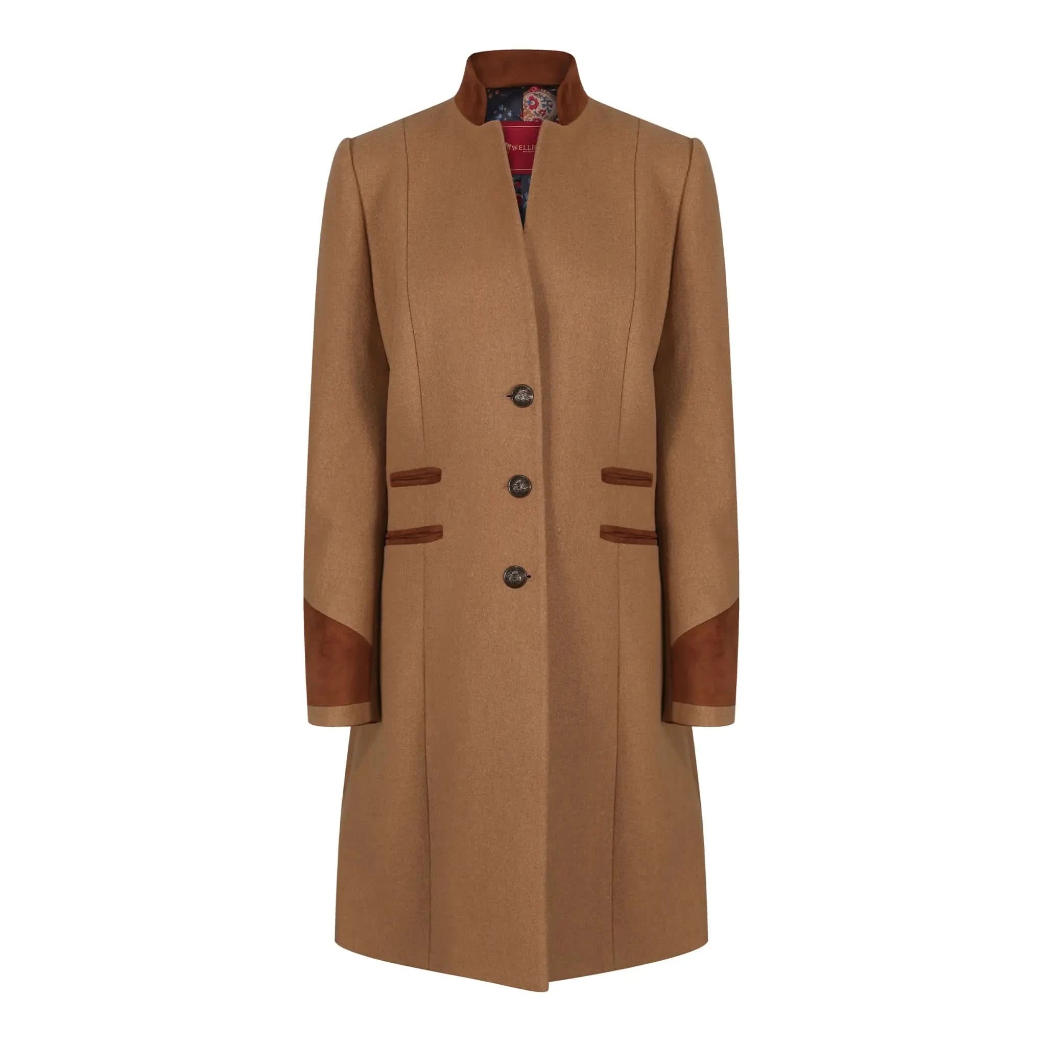 Oxford Camel Wool Coat - Welligogs