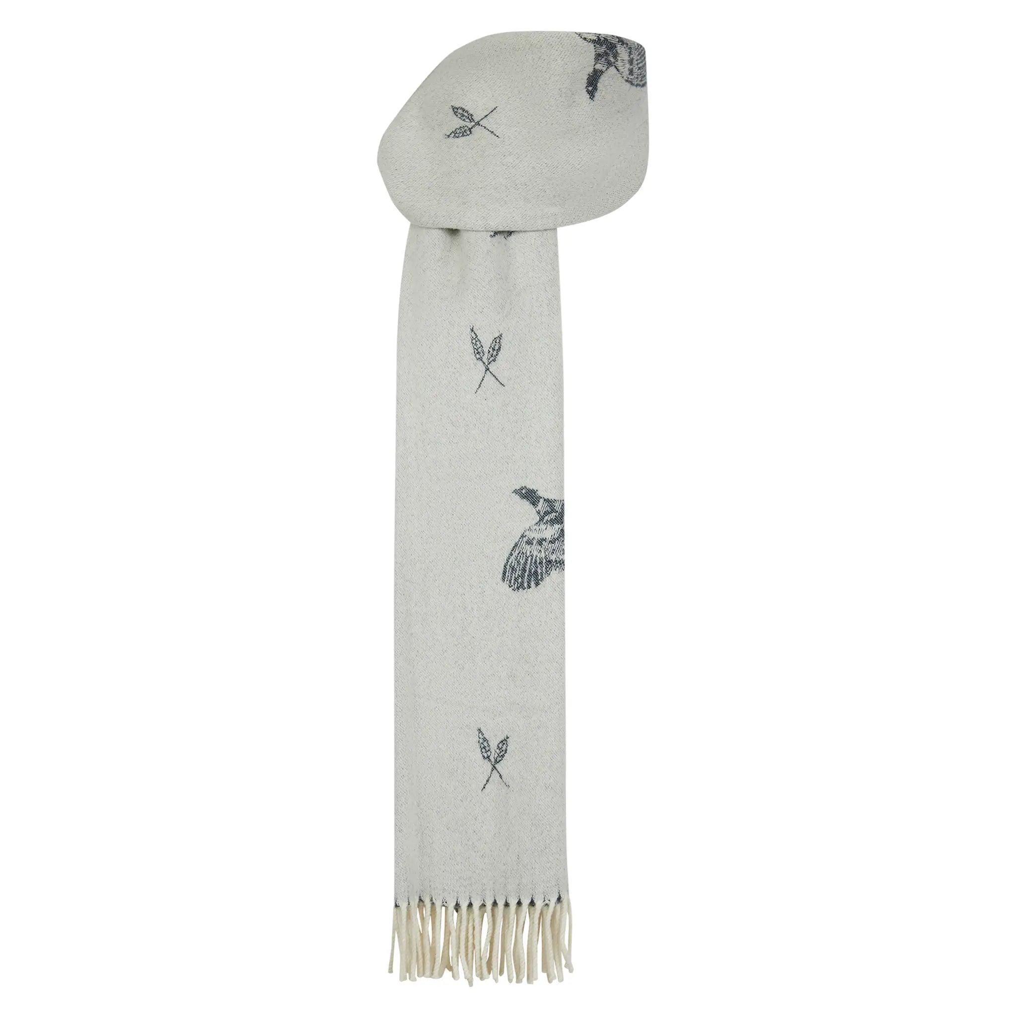 Alaskan Pheasant Navy Scarf