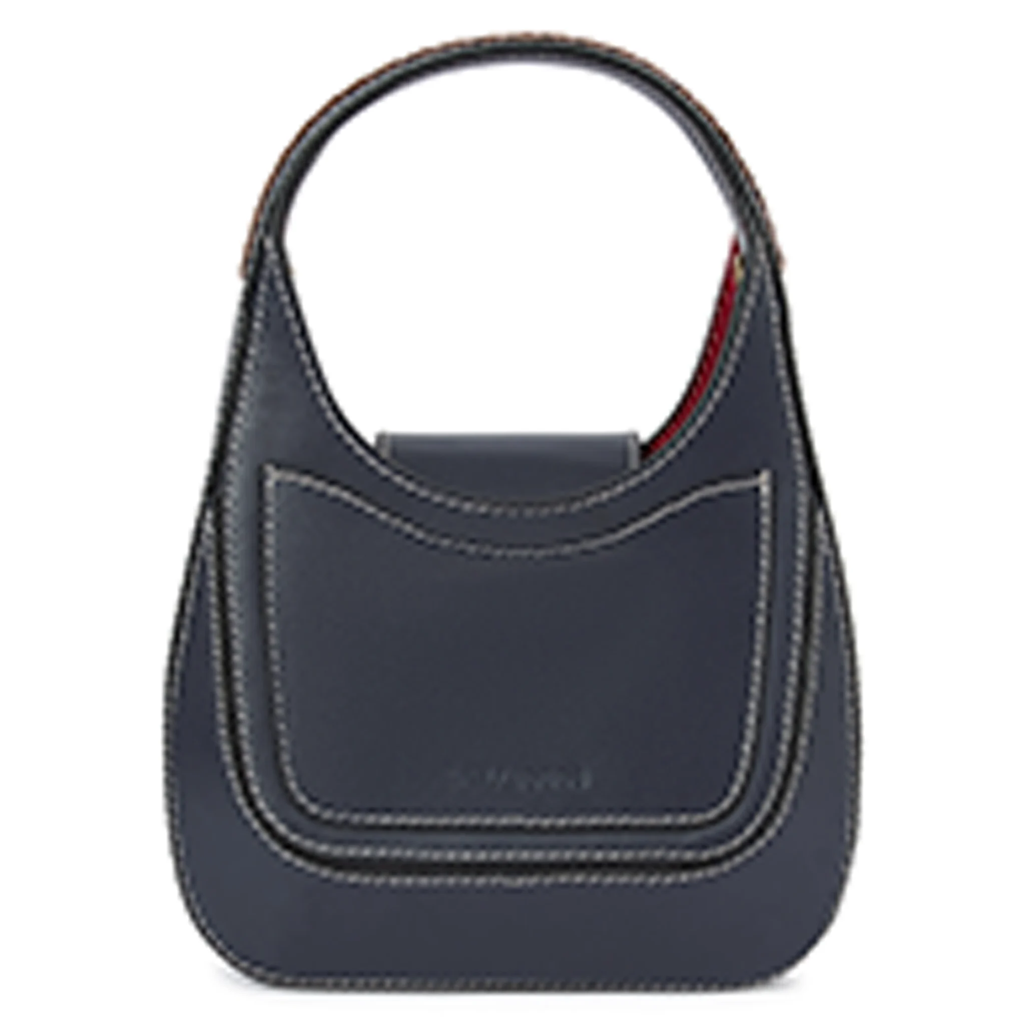 Phillipa Navy Leather Handbag - Welligogs