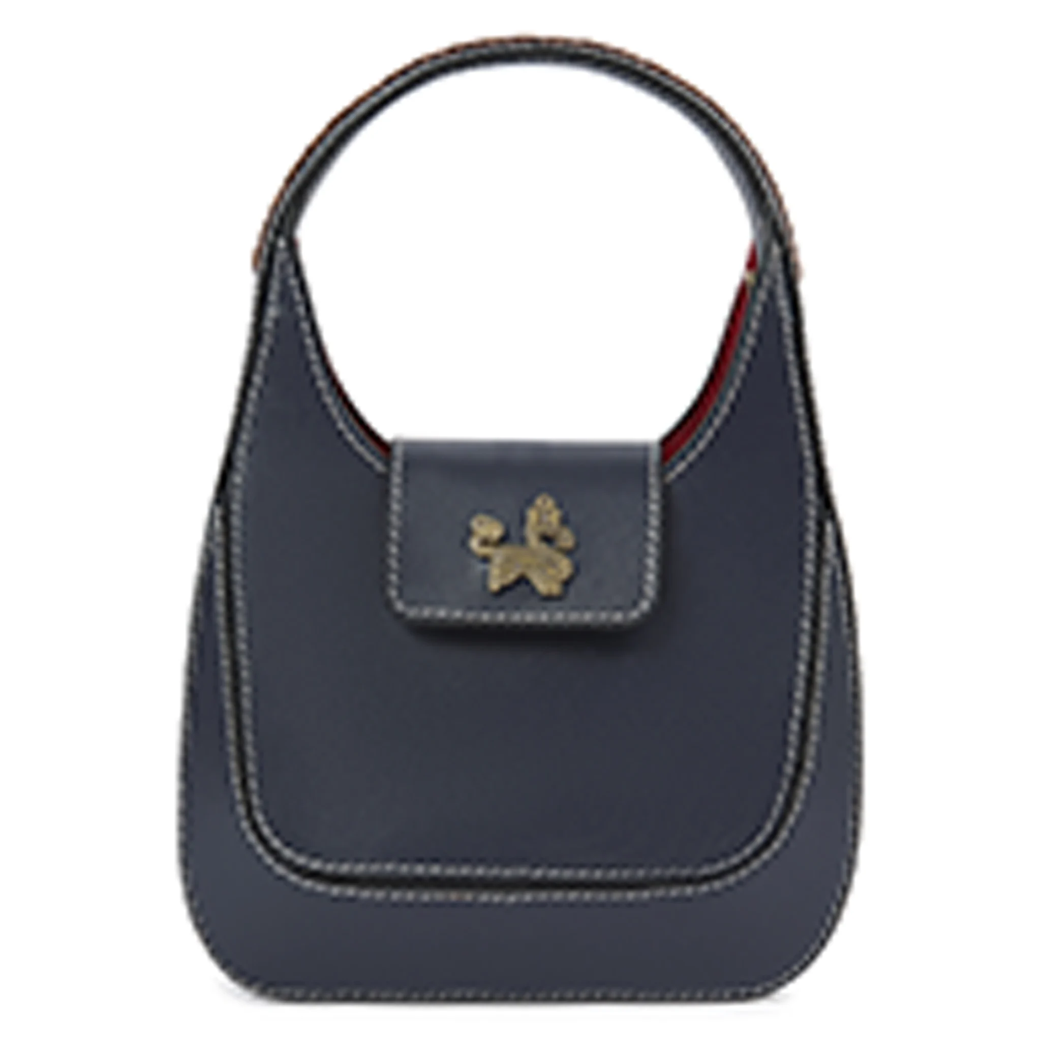 Phillipa Navy Leather Handbag - Welligogs