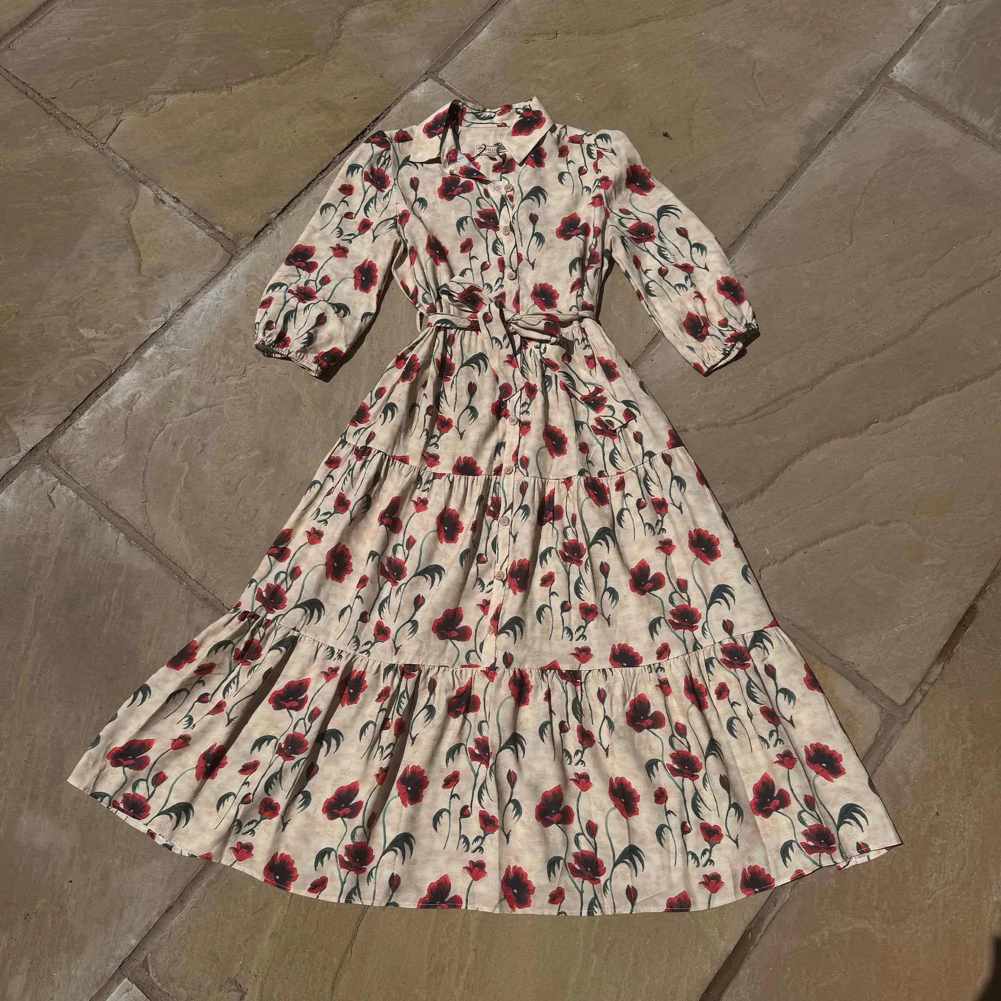 Josephine Poppy Dress
