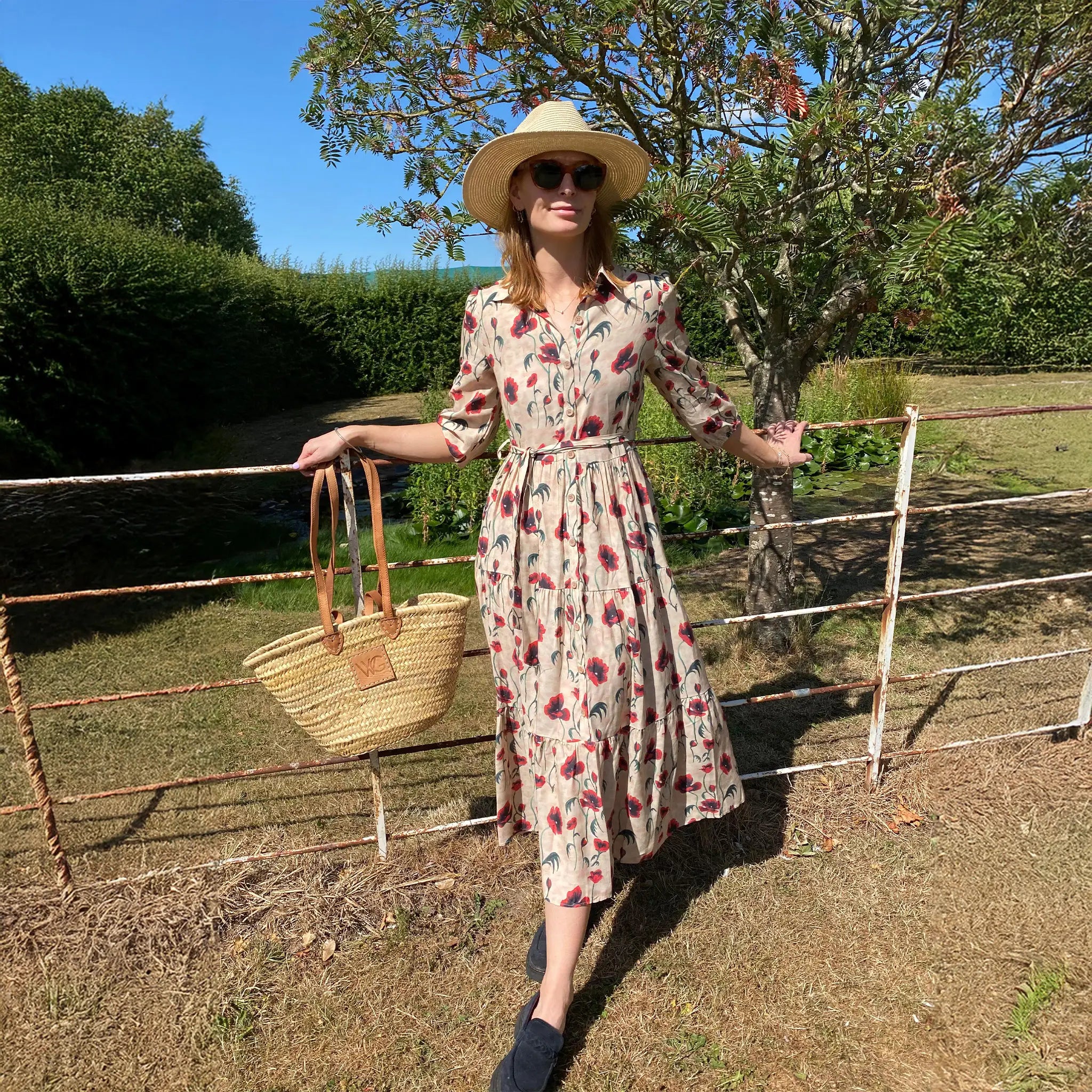 Josephine Poppy Dress