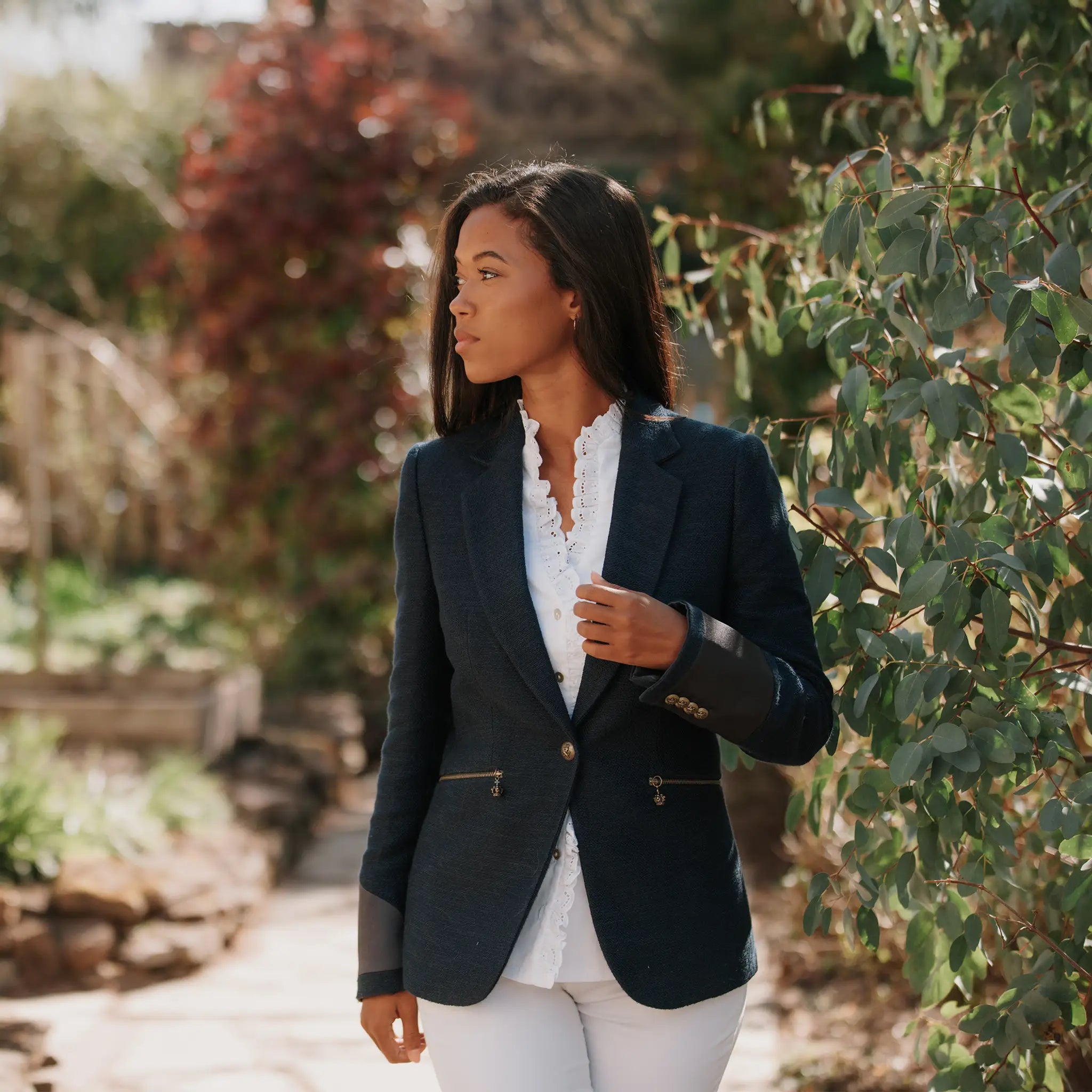 Positano Navy Jacket - Welligogs