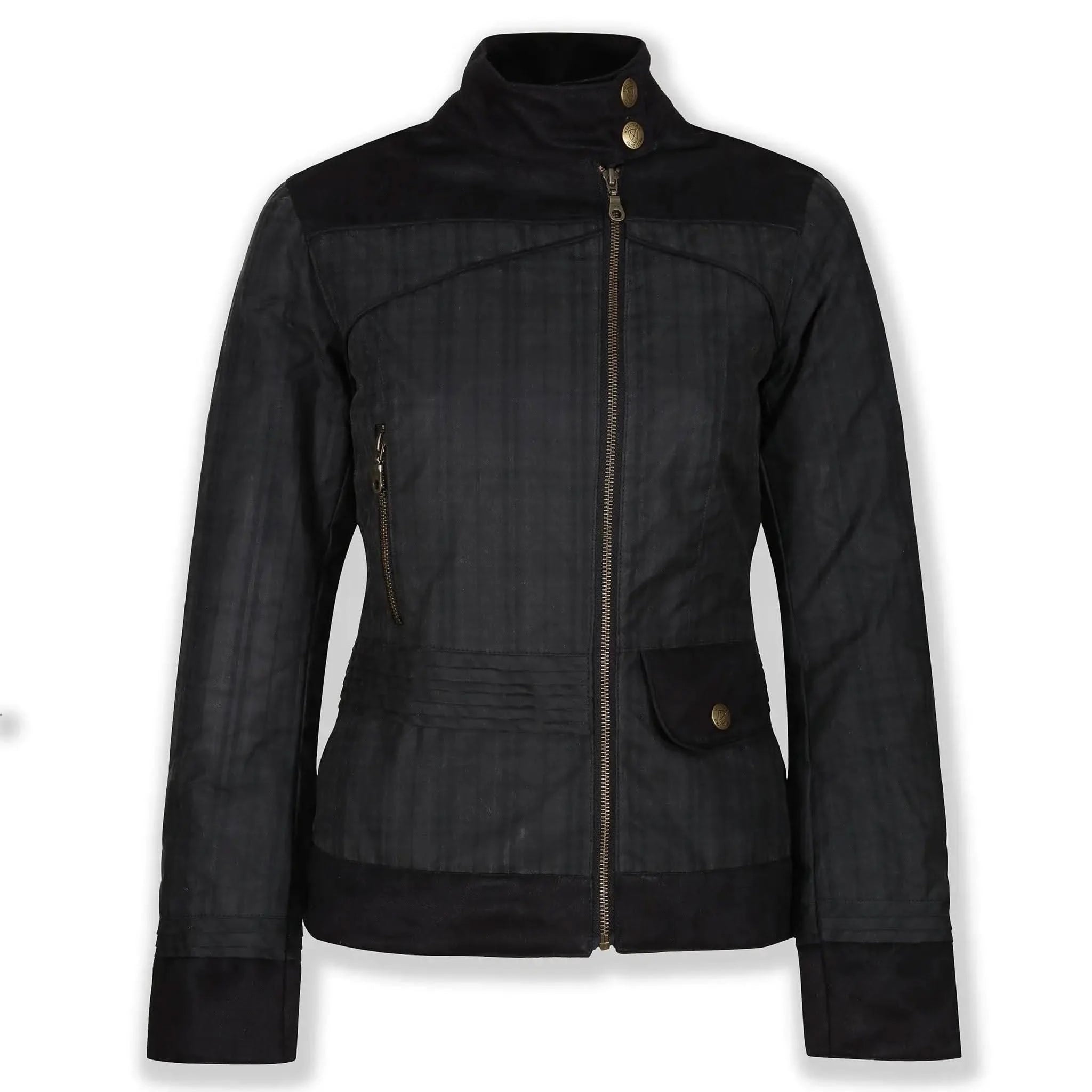 Roxy Check Fitted Jacket - Welligogs