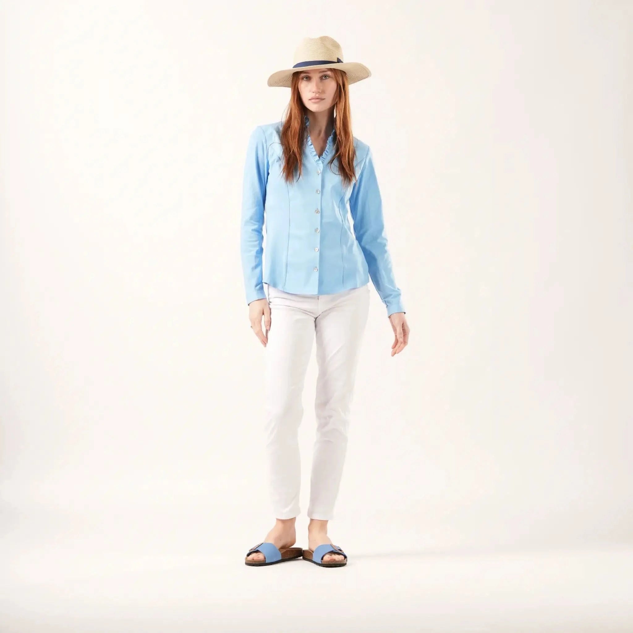 Cassandra Maya Blue Shirt - Welligogs