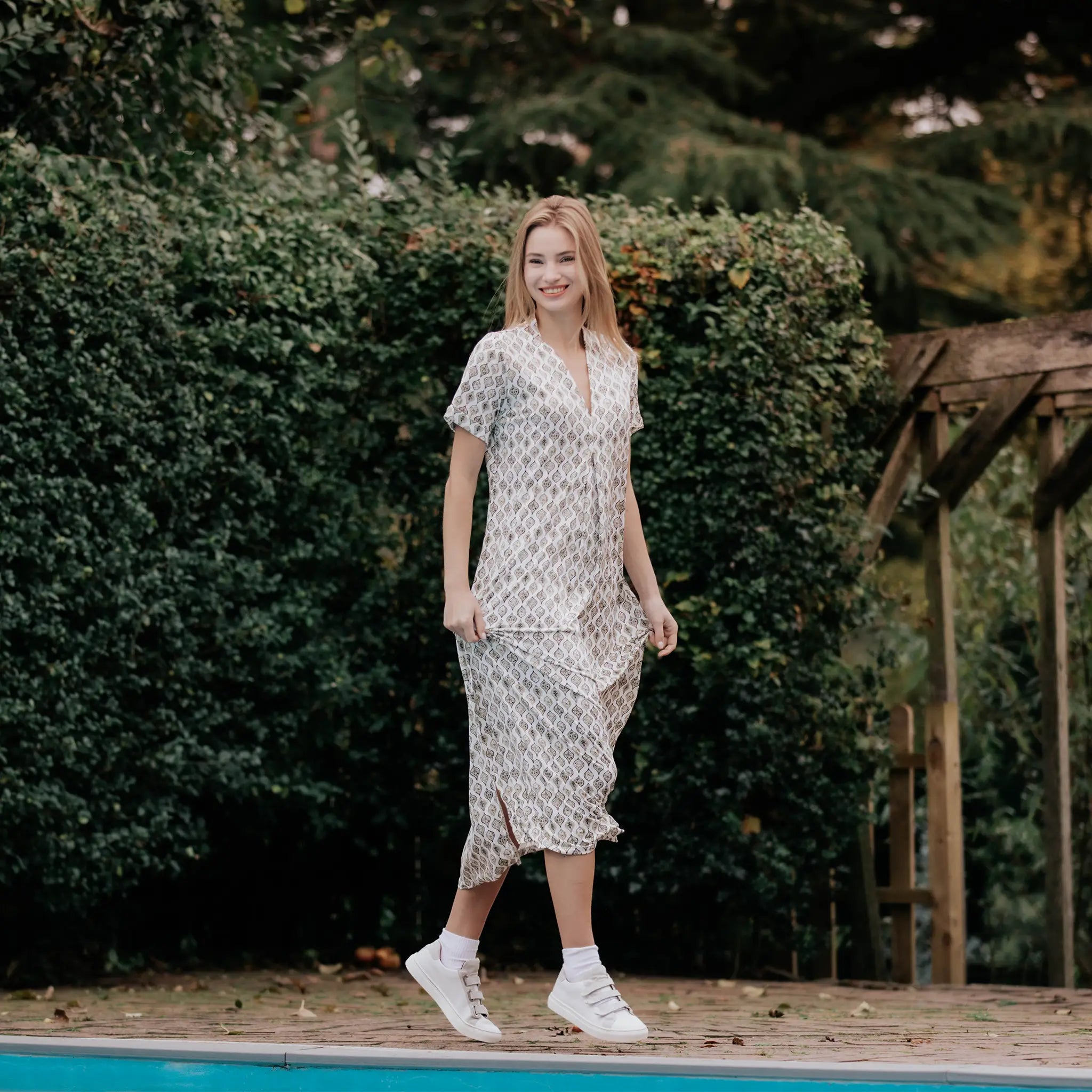 Santorini Sand Dress - Welligogs