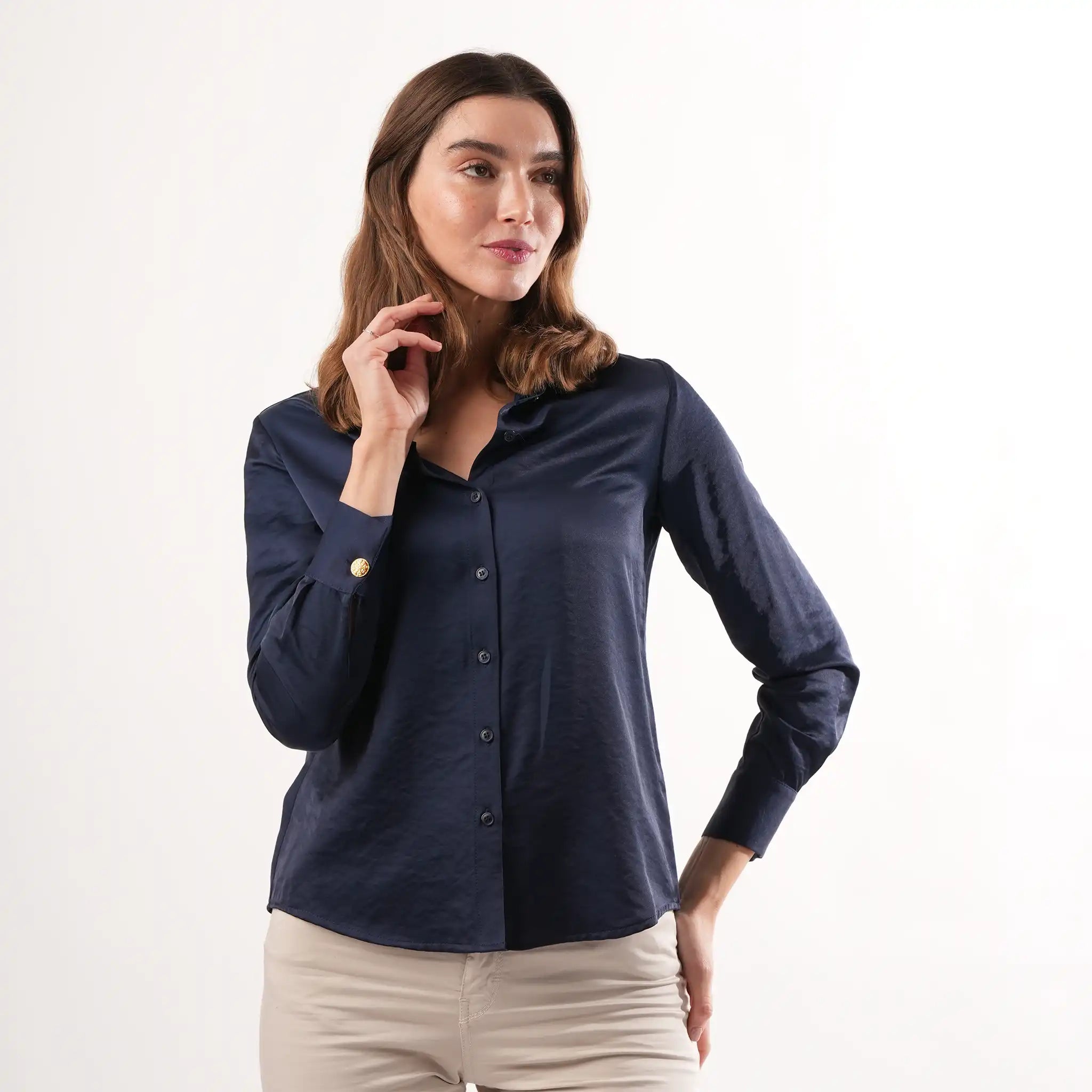 Selsey Navy Blouse
