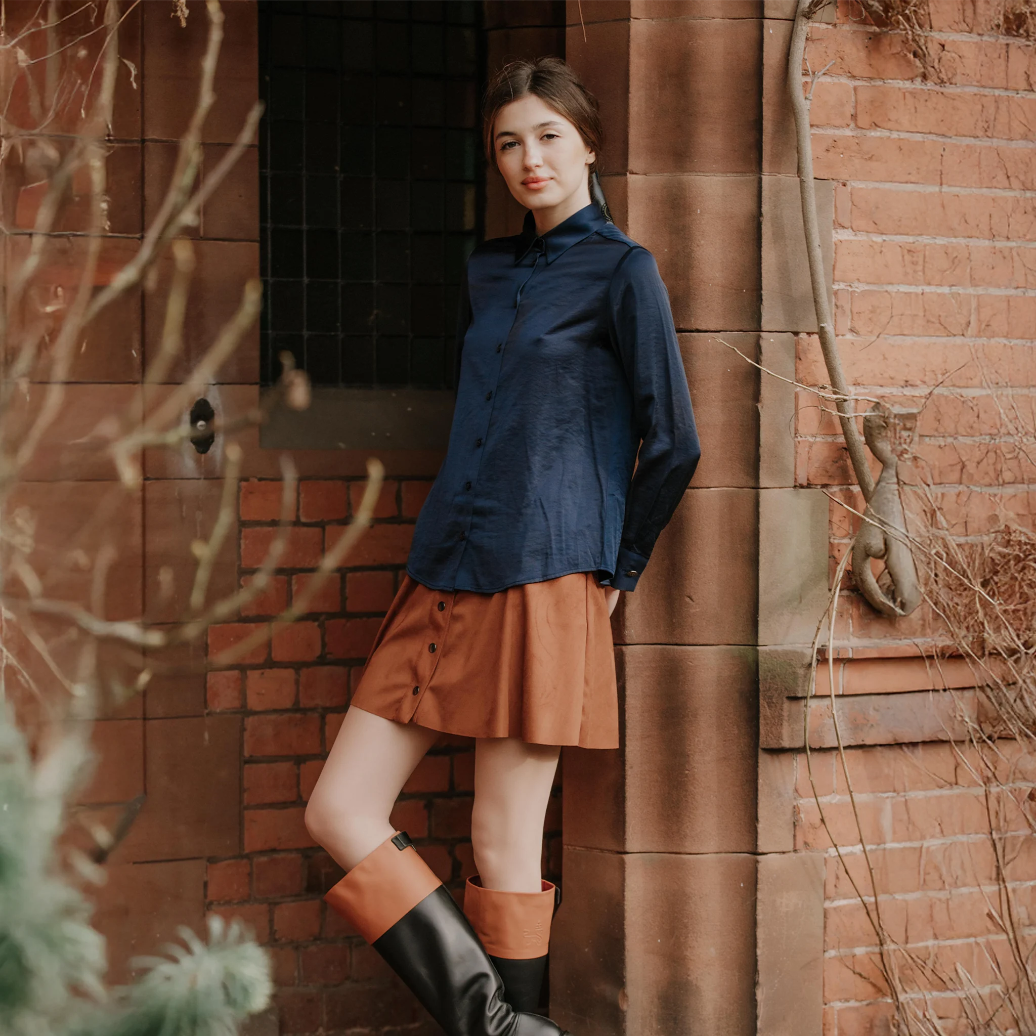 Selsey Navy Blouse - Welligogs