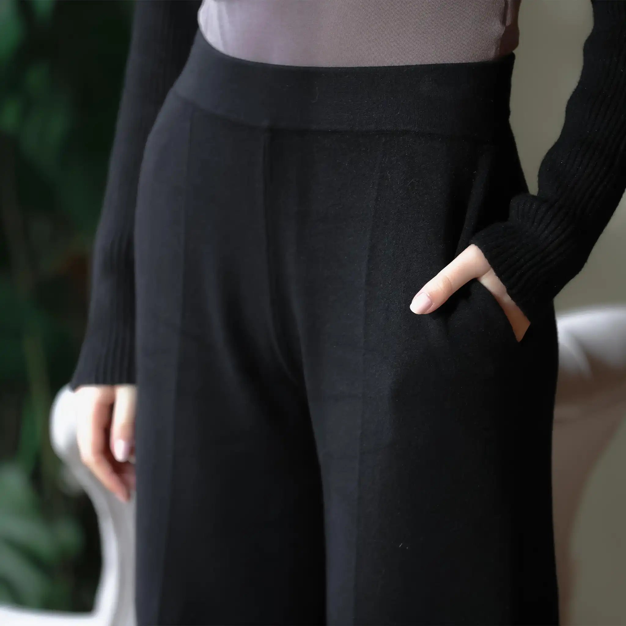 Sophie Black Loungewear Trousers - Welligogs