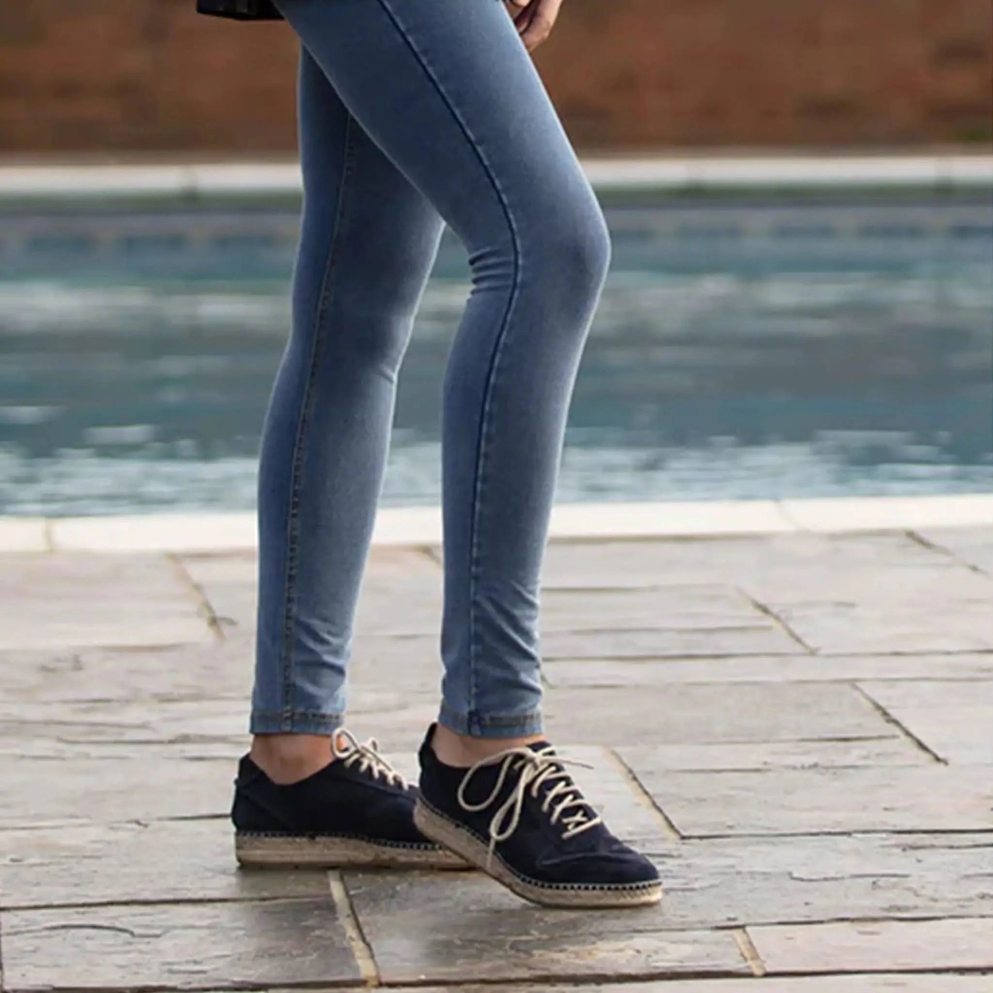 Porto Navy Suede Trainers - Welligogs