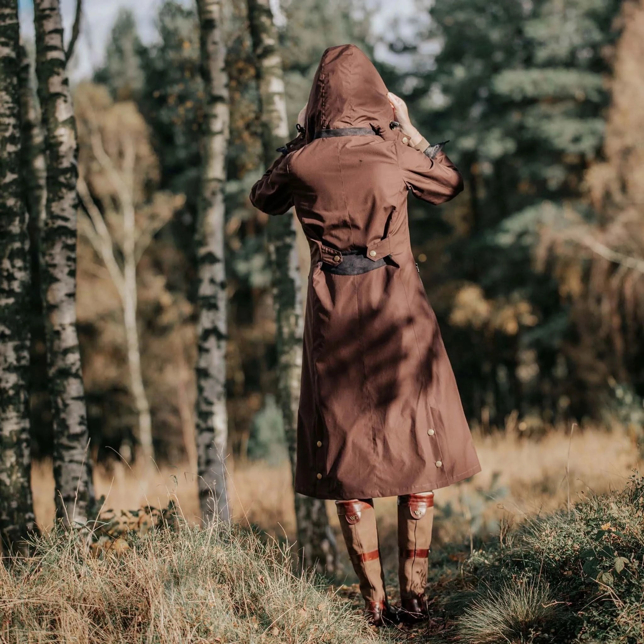 Eleanor Nutshell Long Waterproof Coat - Welligogs