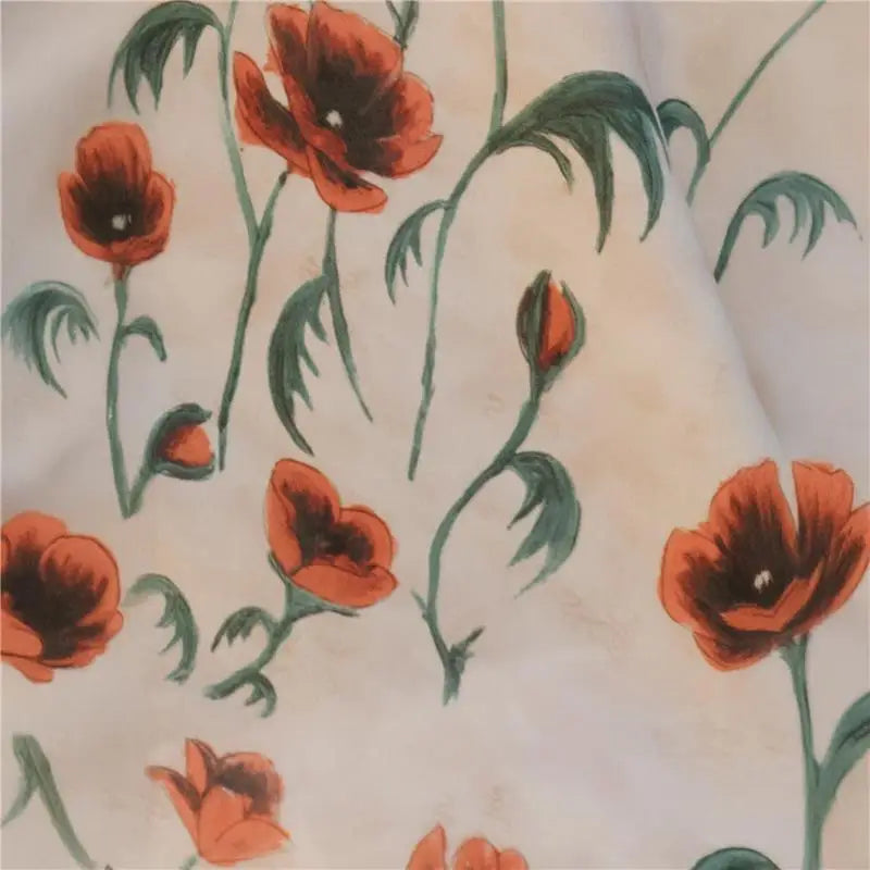 Odette Navy Poppy Lined Waterproof Coat