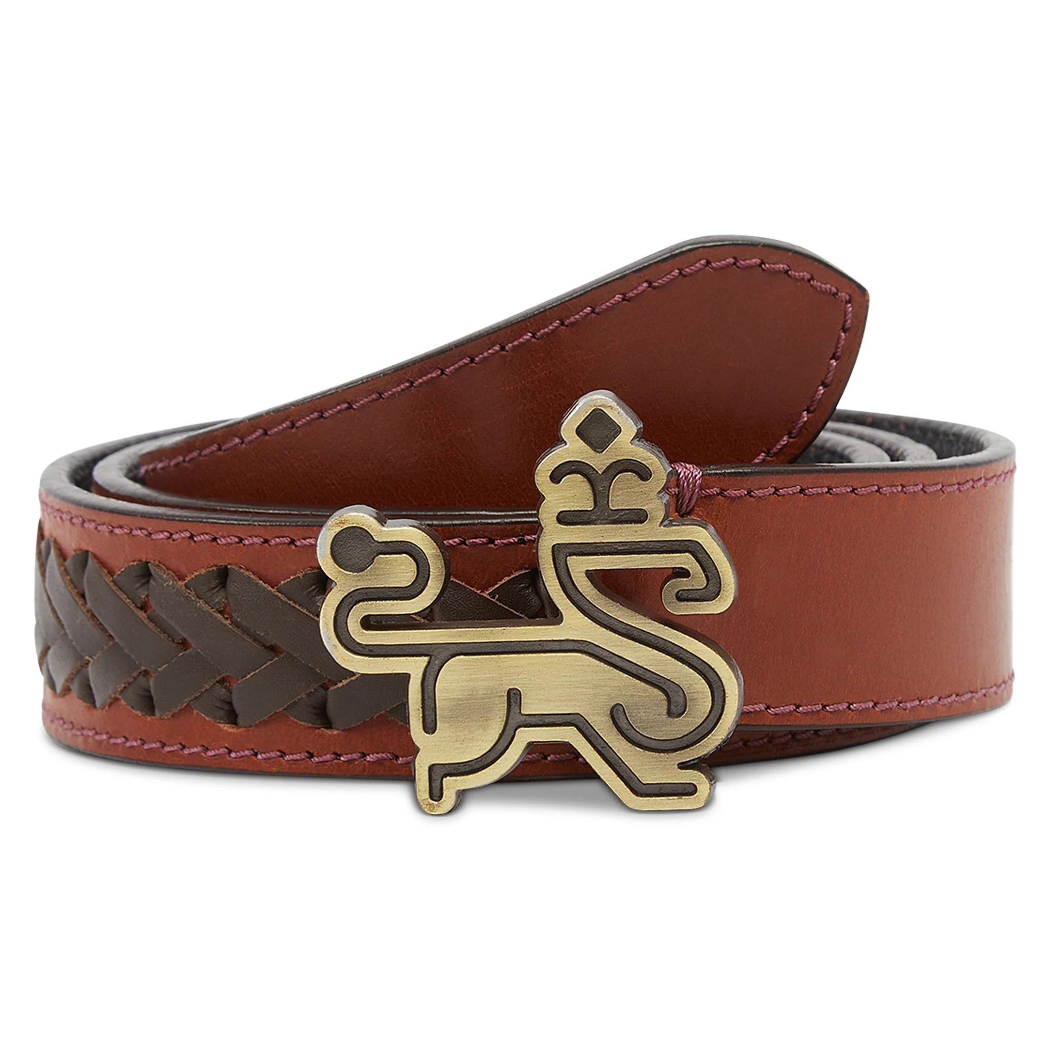 Lion Belt Navy & Tan - Welligogs