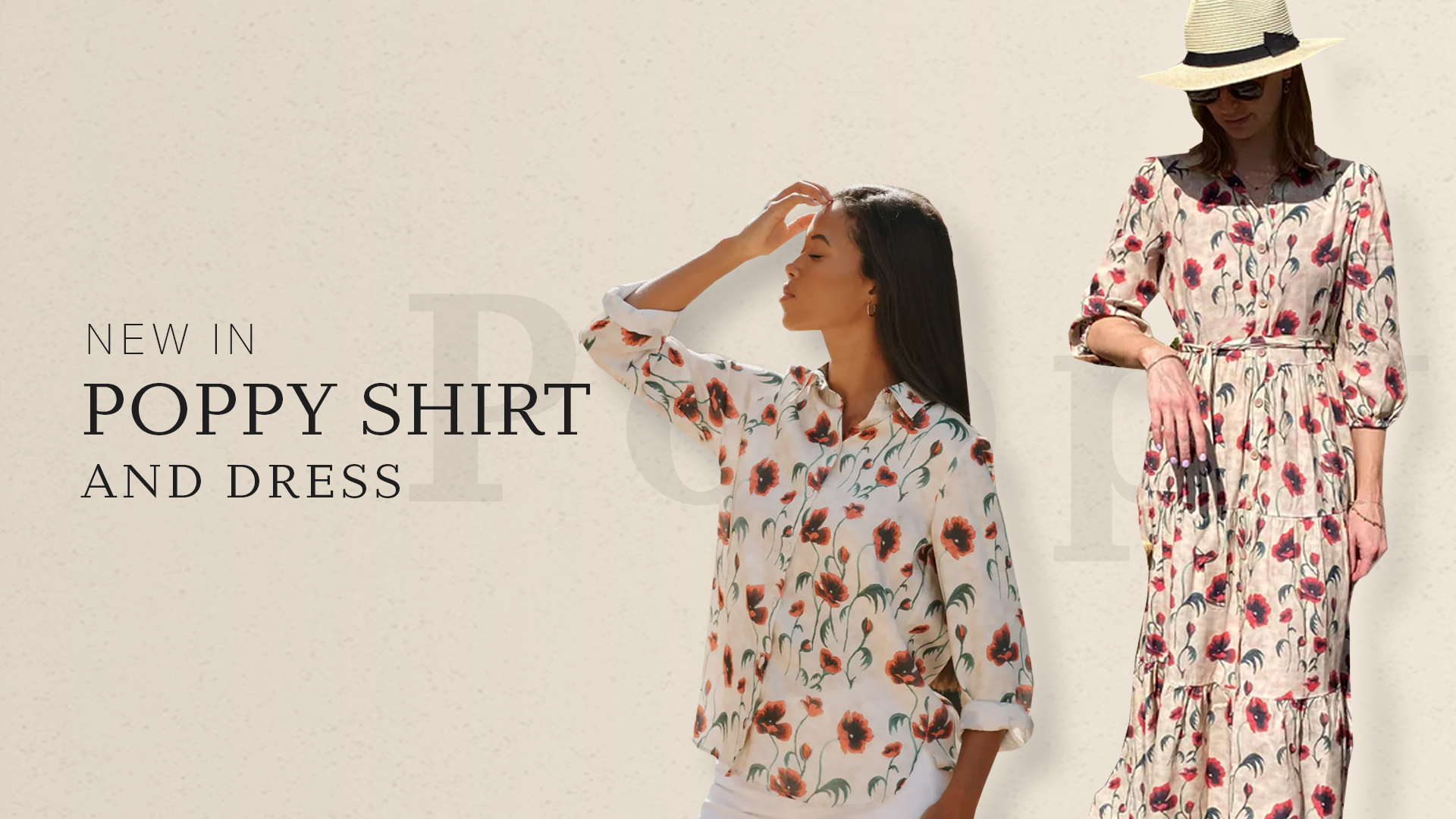 New in Poppy Shirt and Dresses
