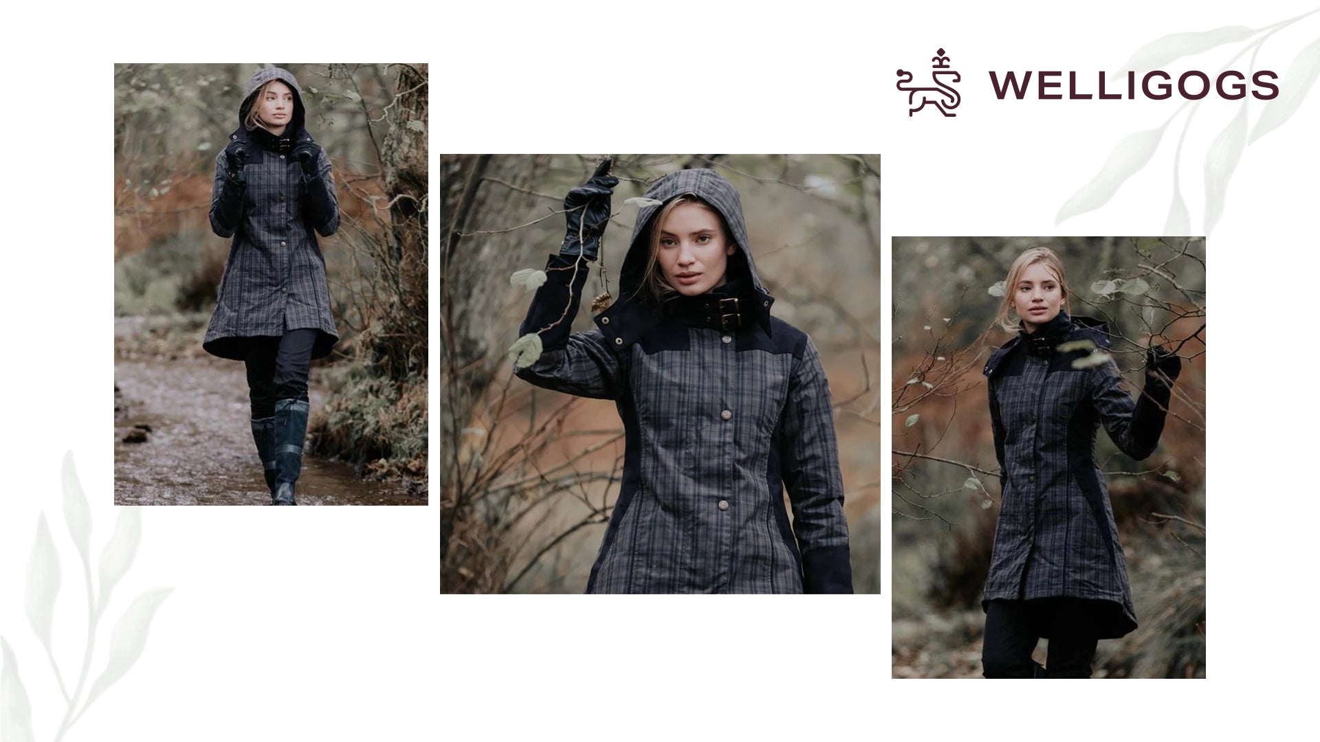 The Odette Grey Check Waterproof Coat: Where Style Meets Functionality