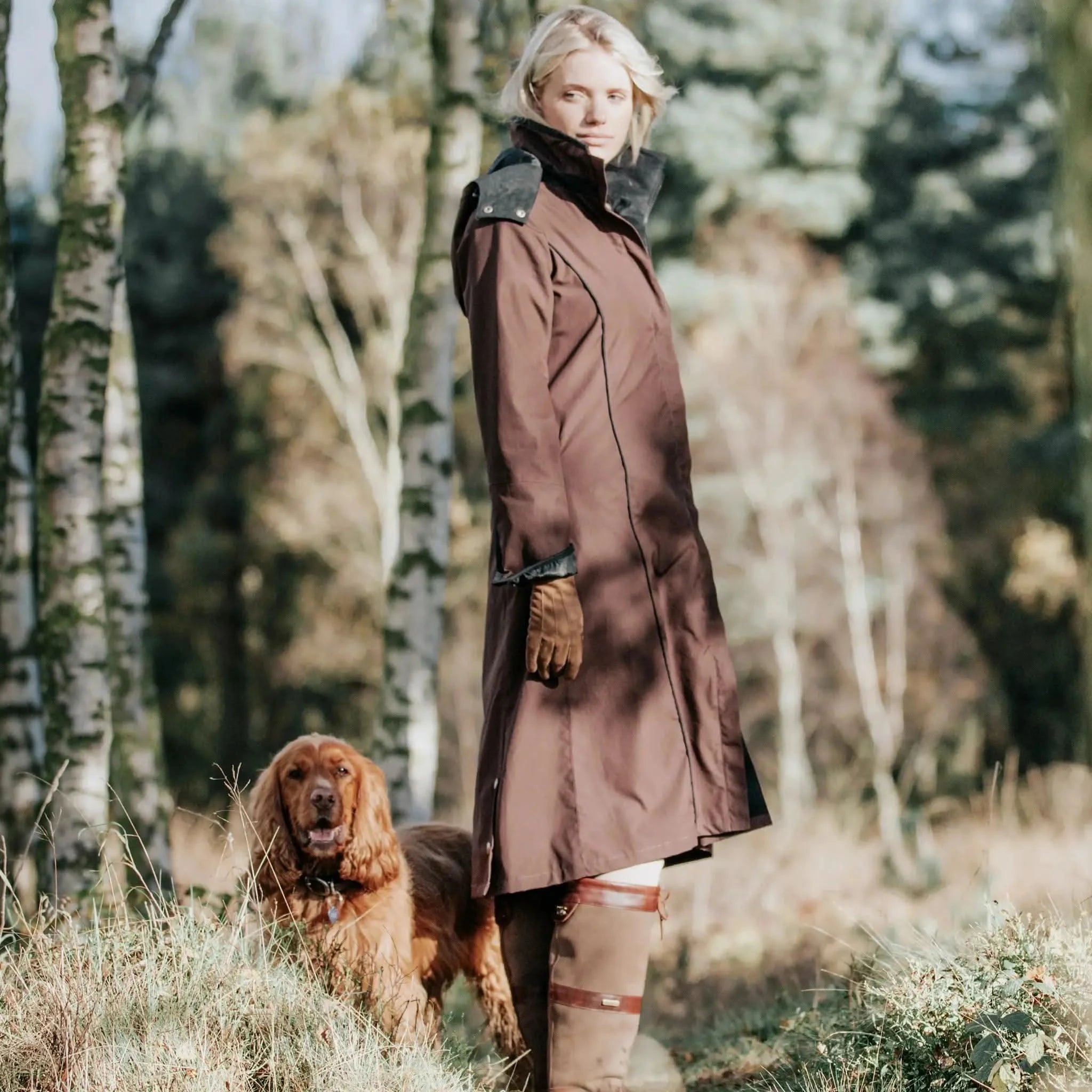 Eleanor Nutshell Long Waterproof Coat - Welligogs