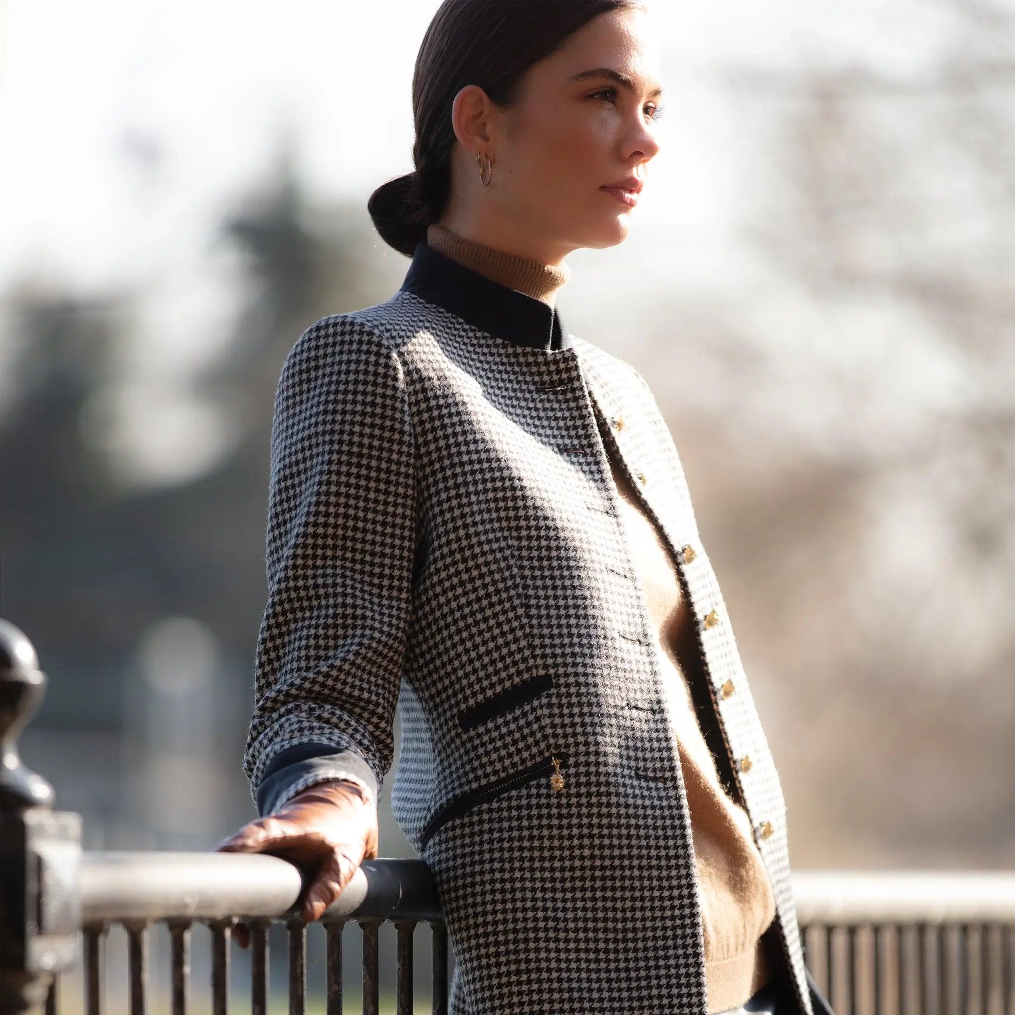 Knightsbridge Houndstooth Jacket - Welligogs