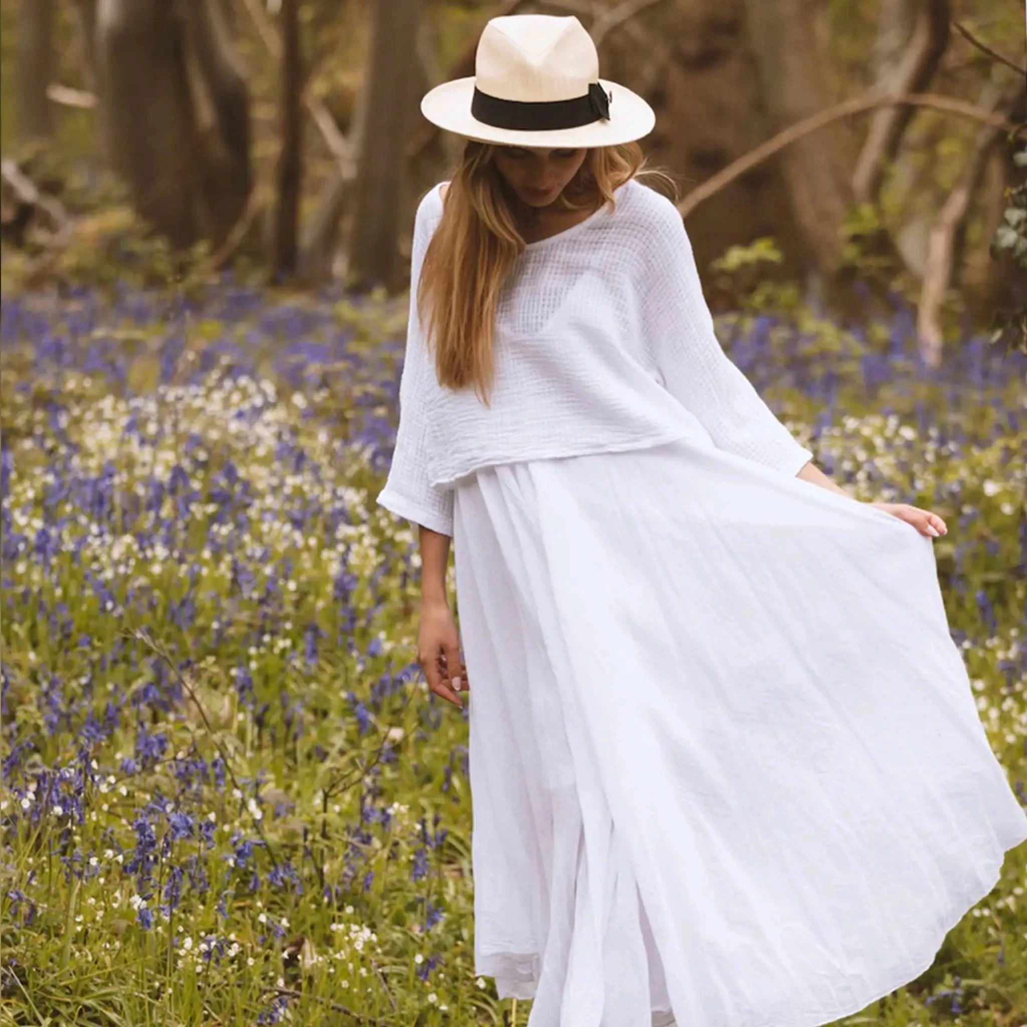 Layered White Dress - Welligogs