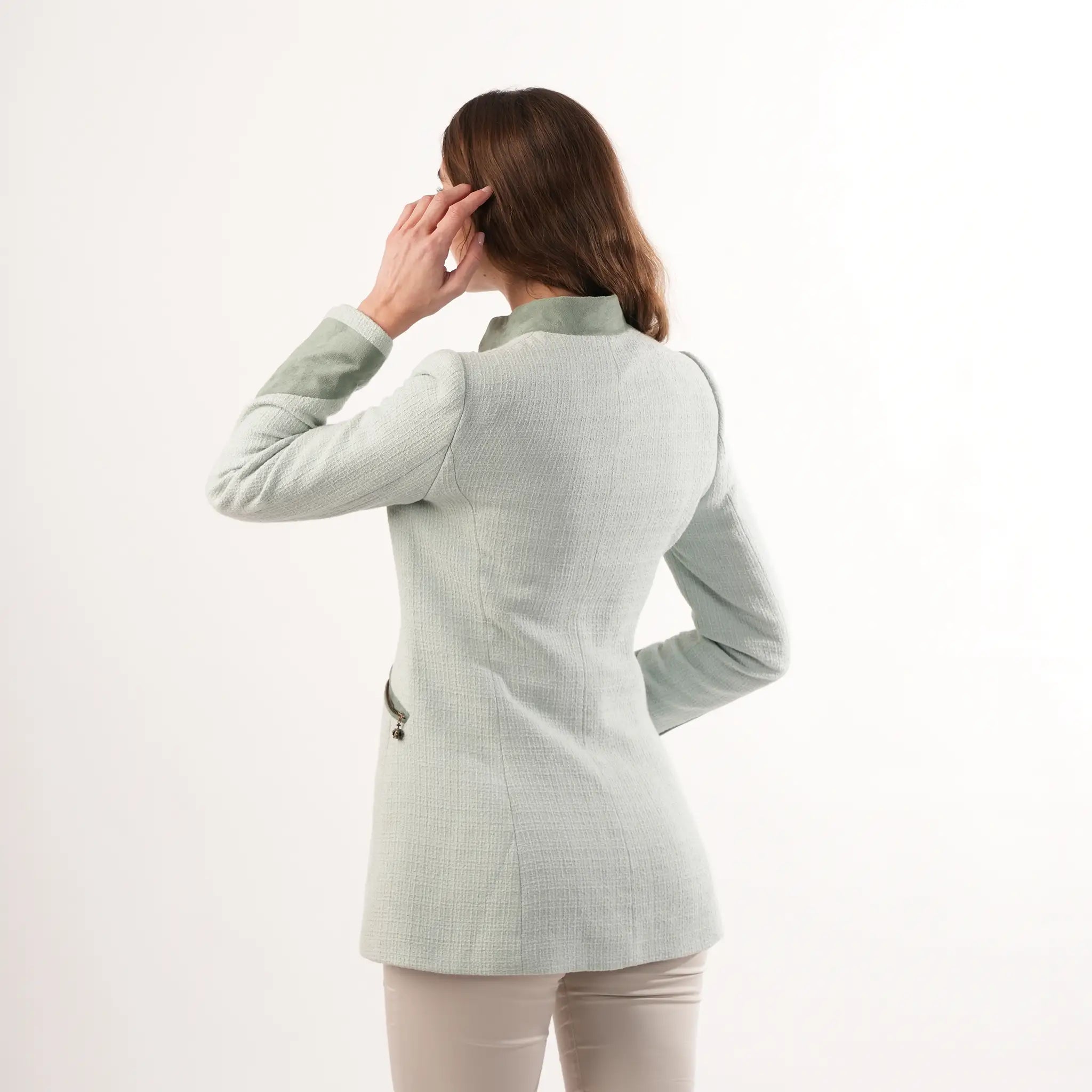 Henley Pale Mint Jacket
