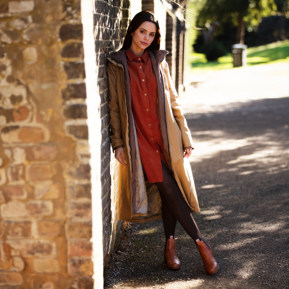 Eleanor Camel Waterproof Coat