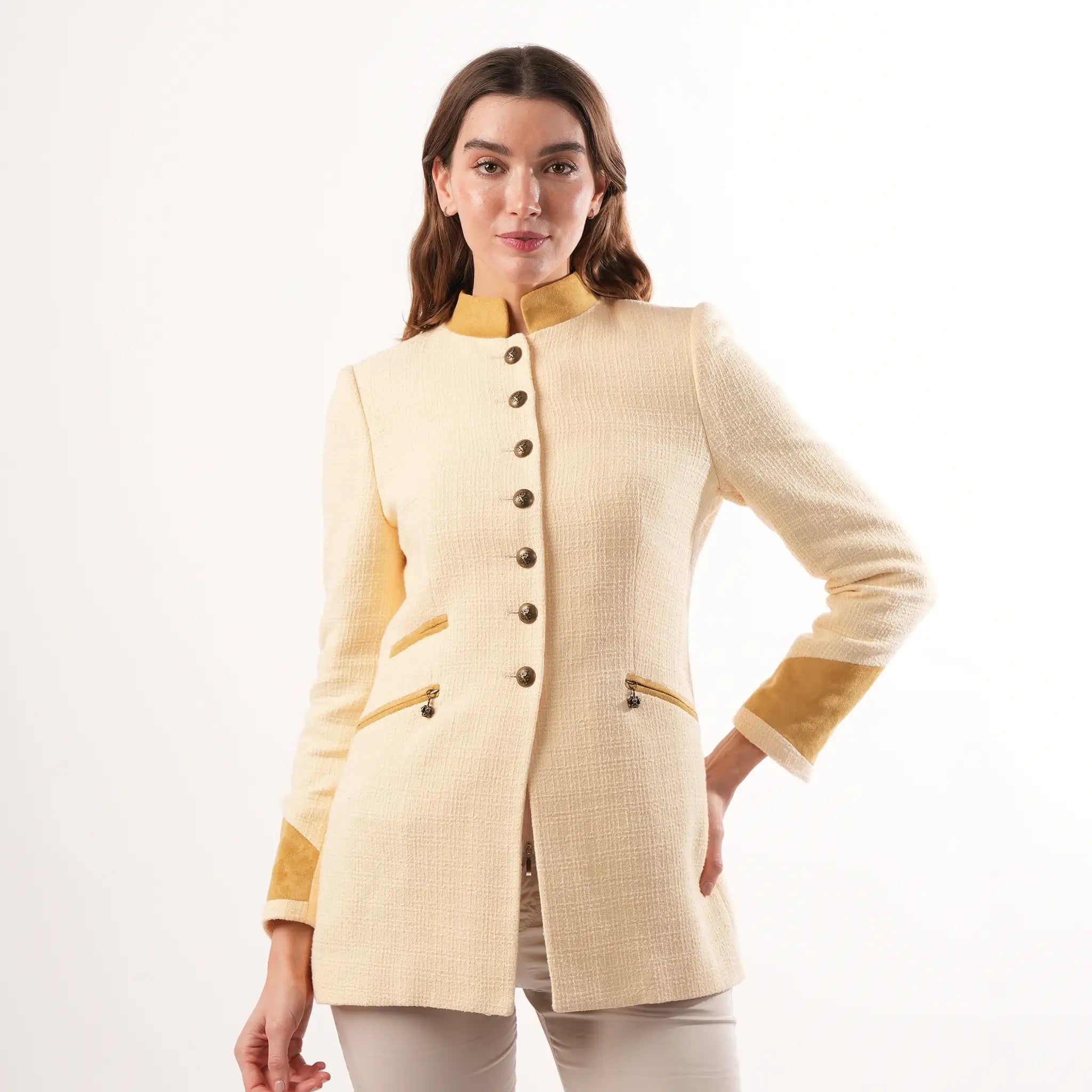 Henley Pale Gold Jacket