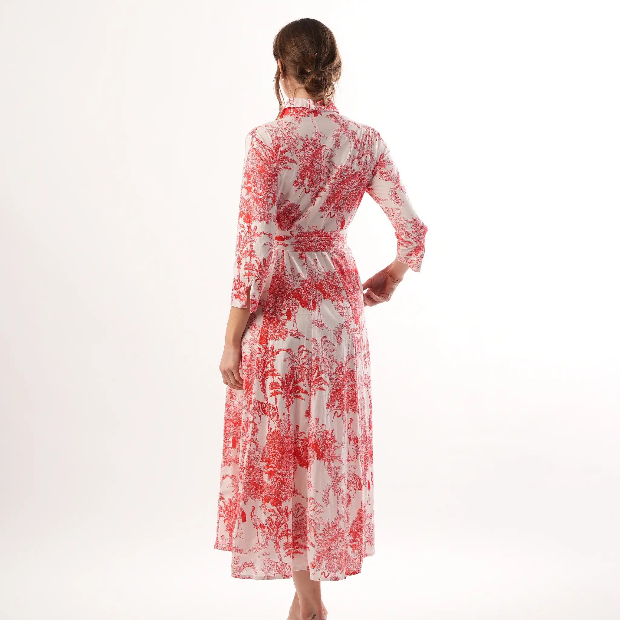 Jungle Touile Red Dress